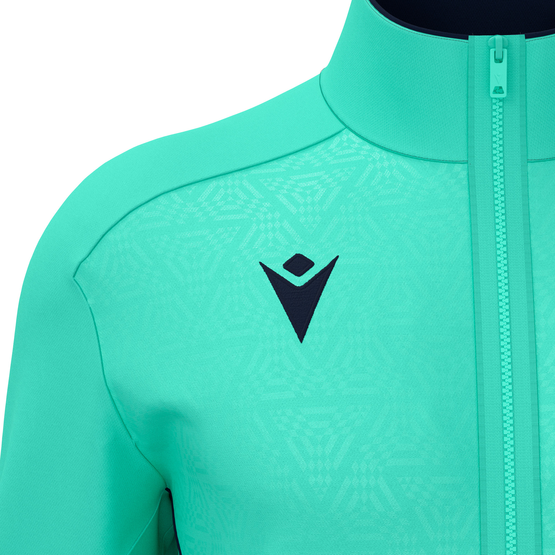 Macron Poseidon Full Zip Top - turquoise, foto 3 van 6