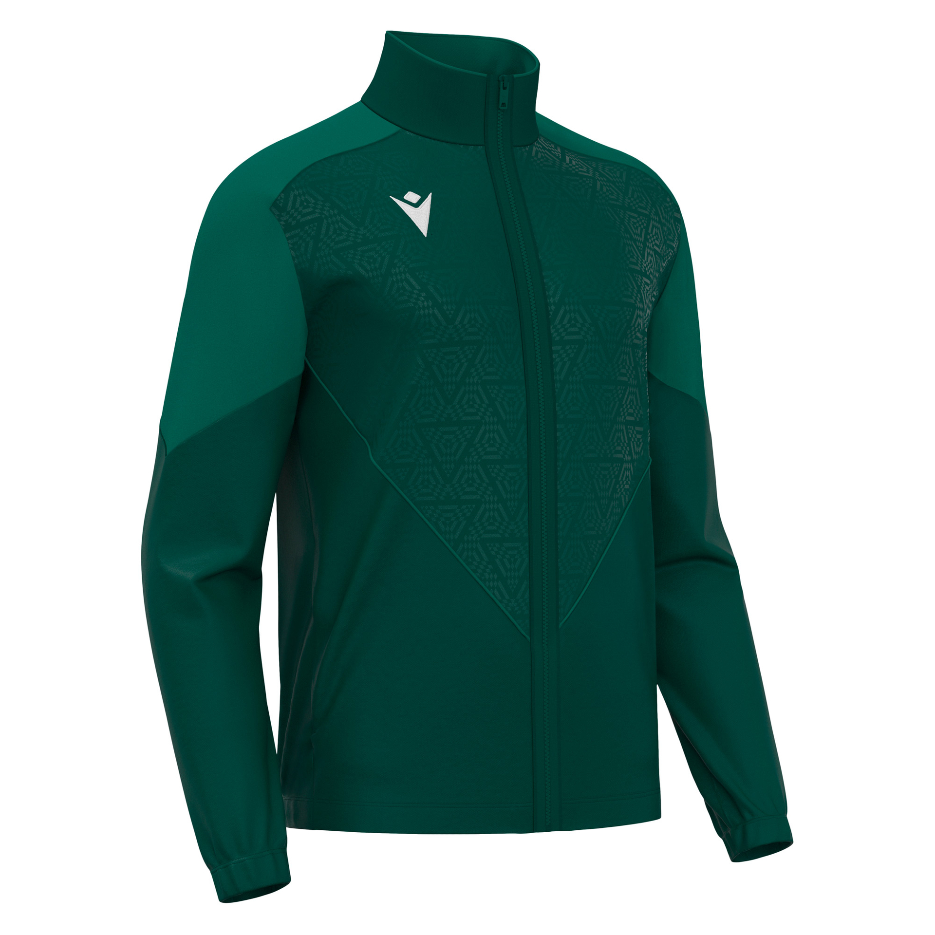 Macron Poseidon Full Zip Top - donkergroen, foto 4 van 6