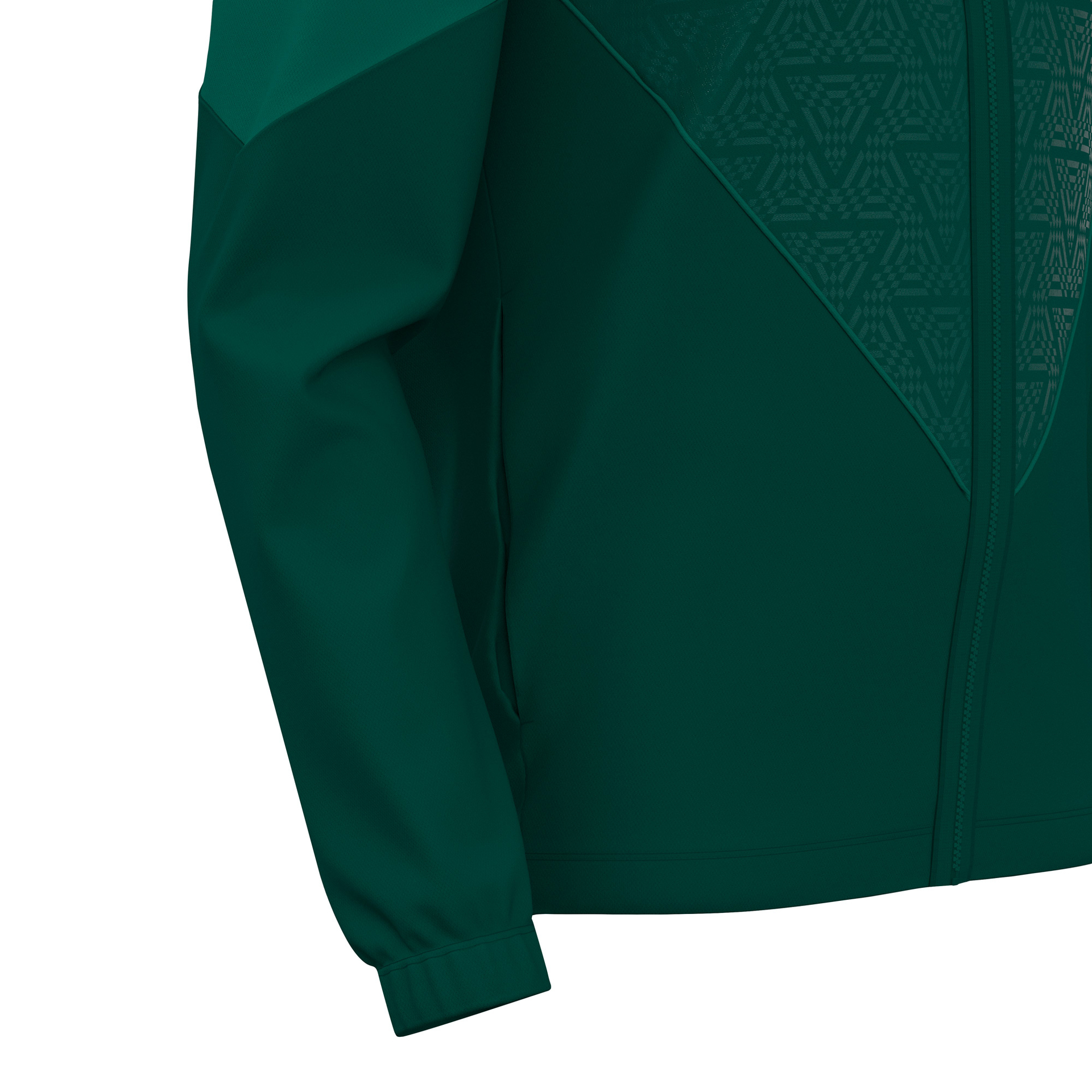Macron Poseidon Full Zip Top - donkergroen, foto 5 van 6