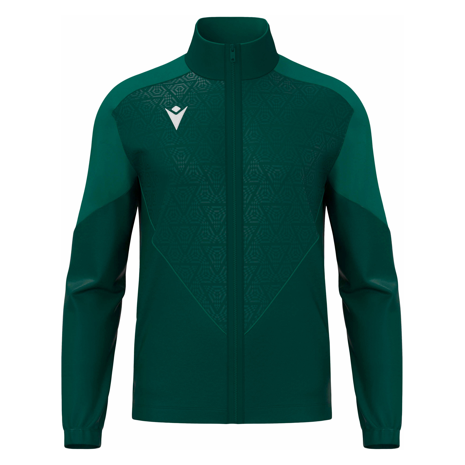 Macron Poseidon Full Zip Top - donkergroen