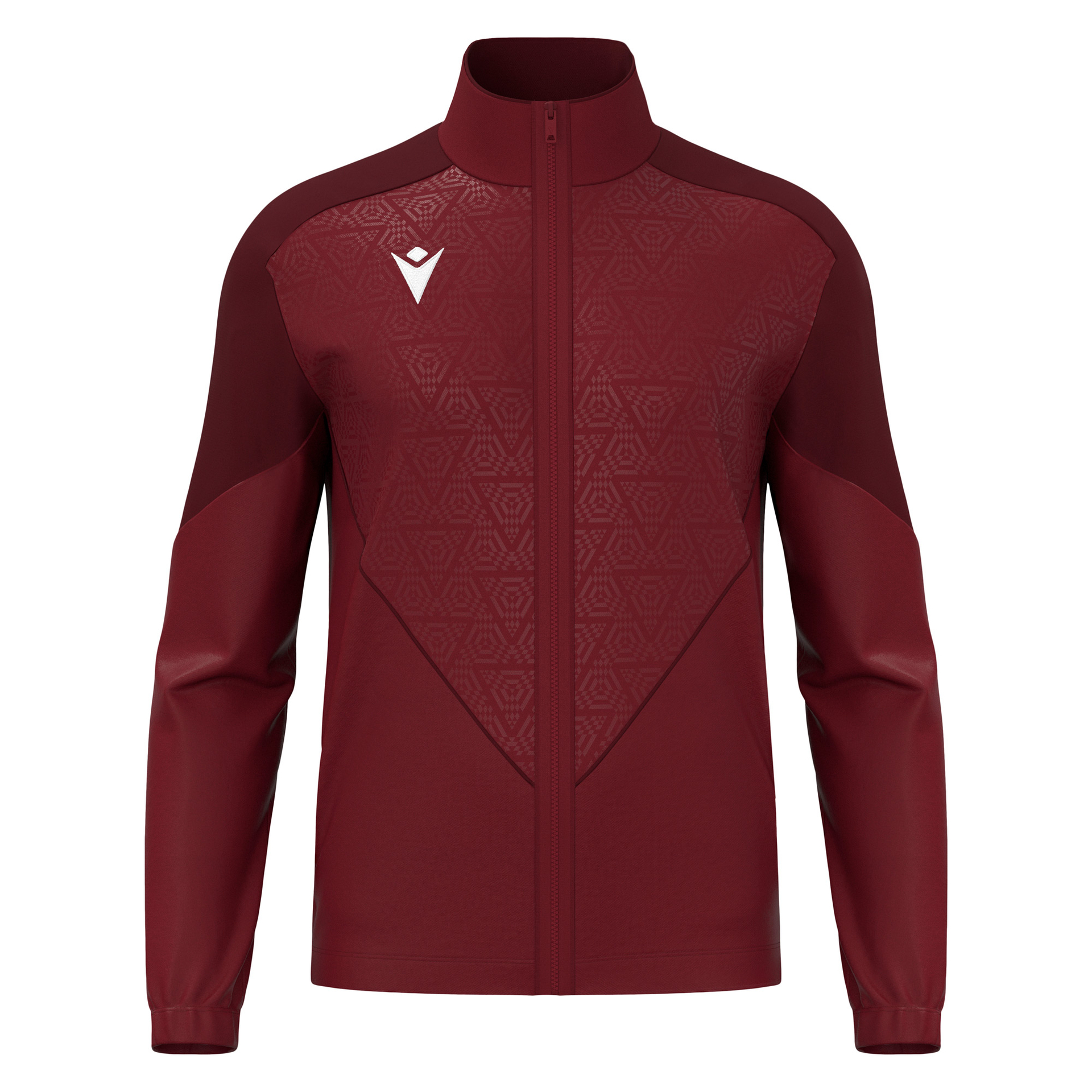 Macron Poseidon Full Zip Top - bordeaux rood