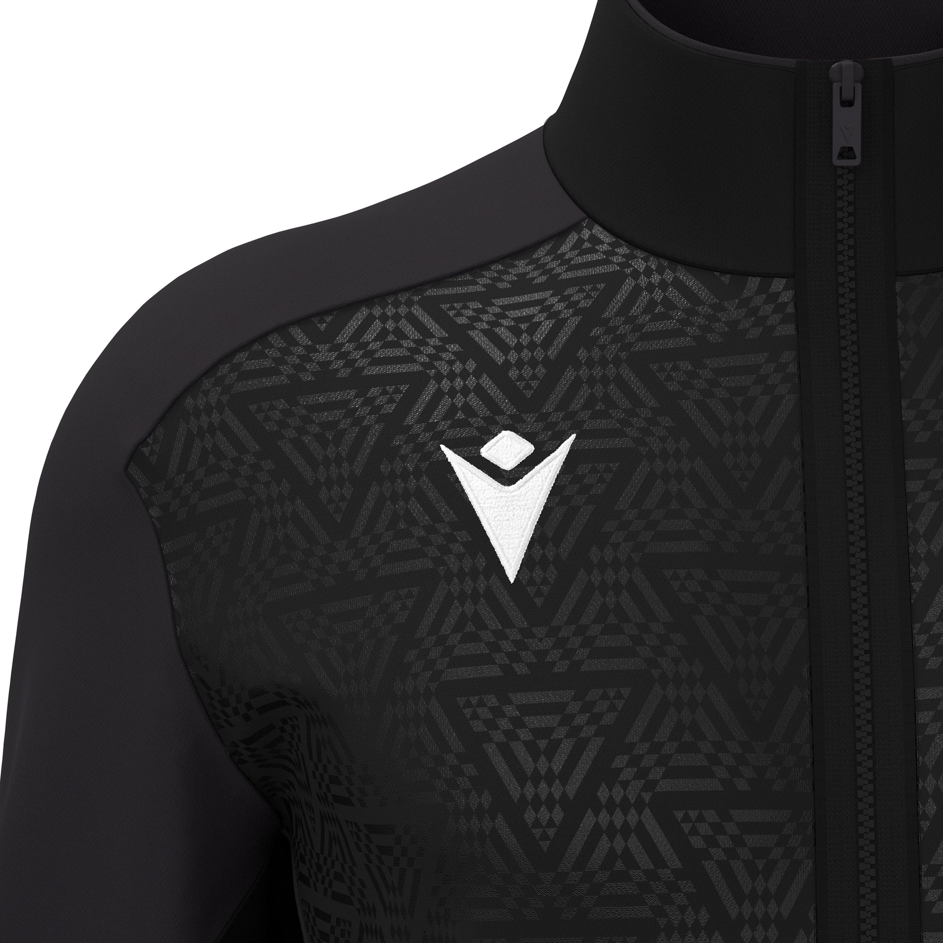 Macron Poseidon Full Zip Top - zwart, foto 3 van 6