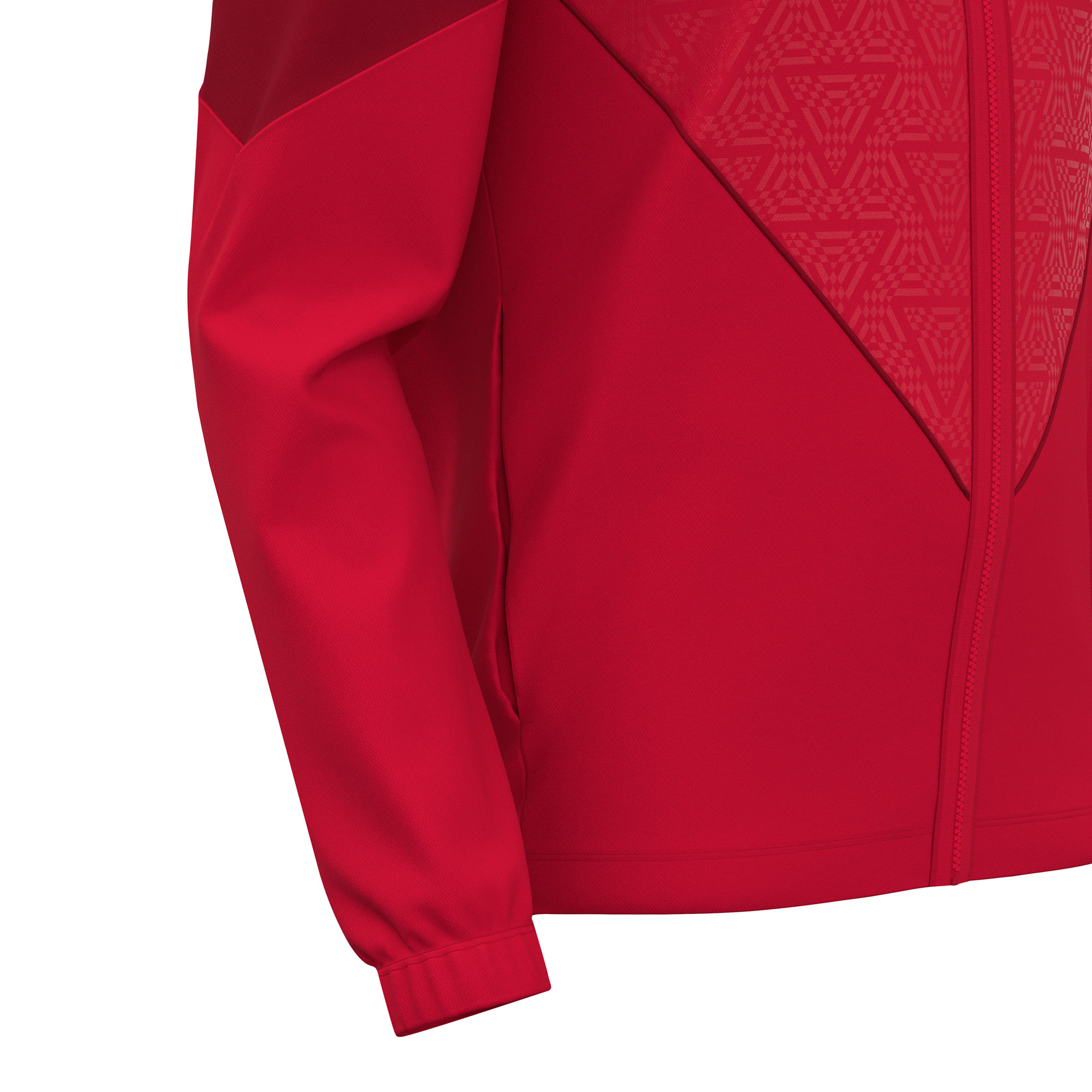 Macron Poseidon Full Zip Top - rood, foto 5 van 6