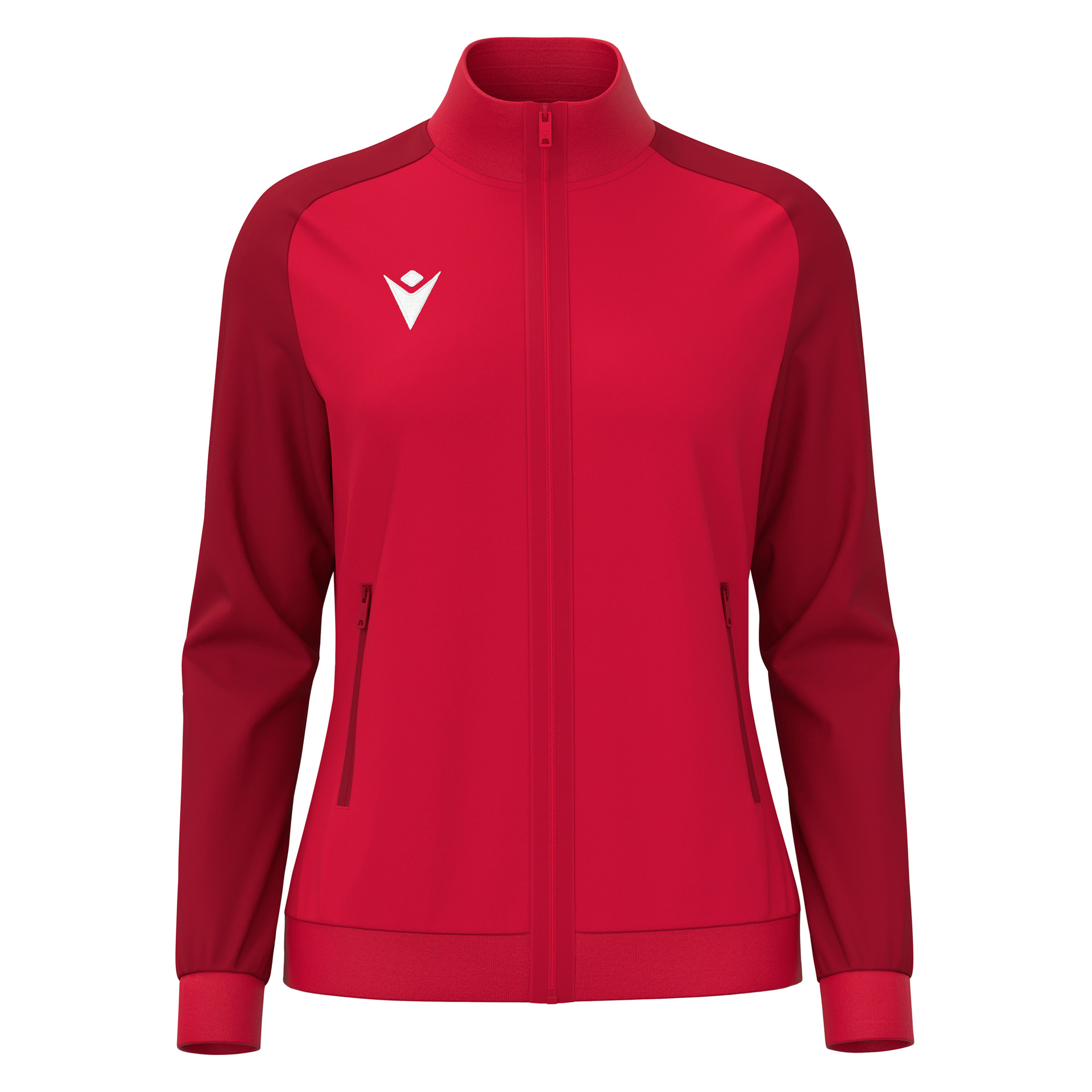 Macron Rama Full Zip Top dames - rood