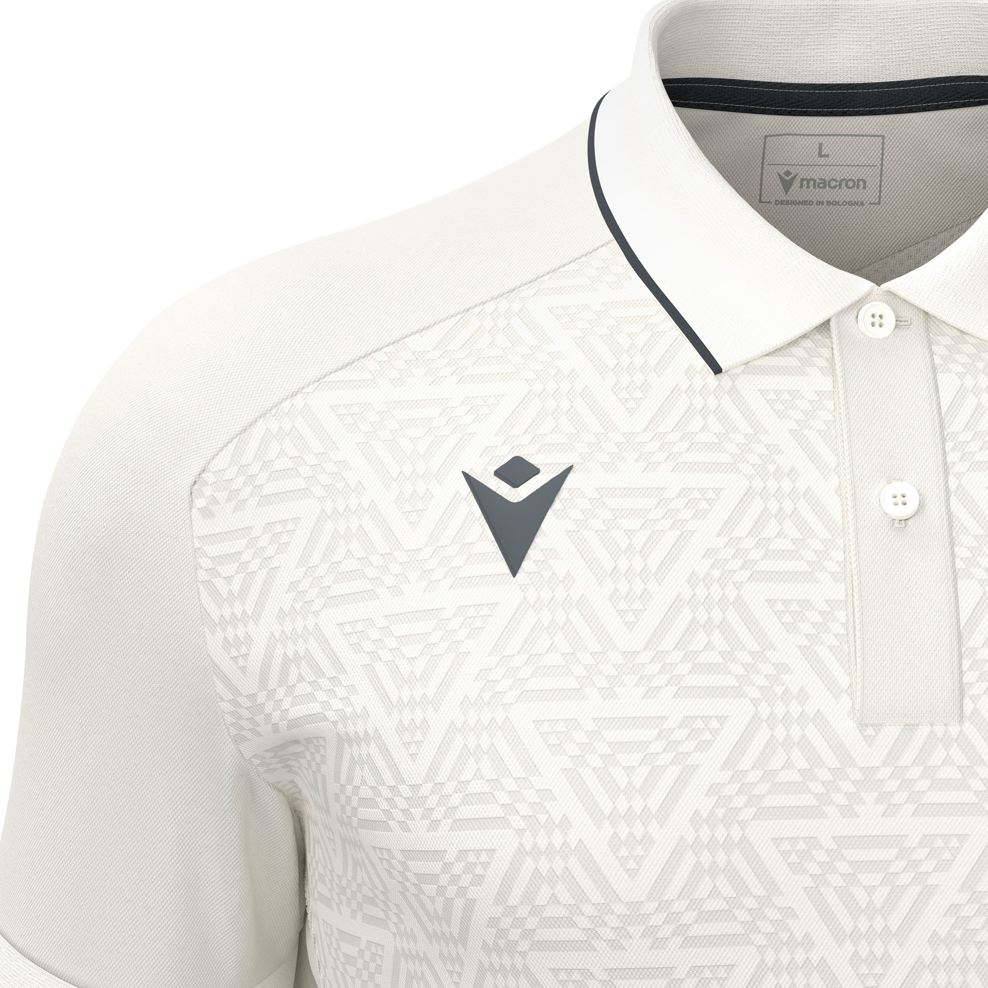 Macron Baldwin polo - off white, foto 3 van 5