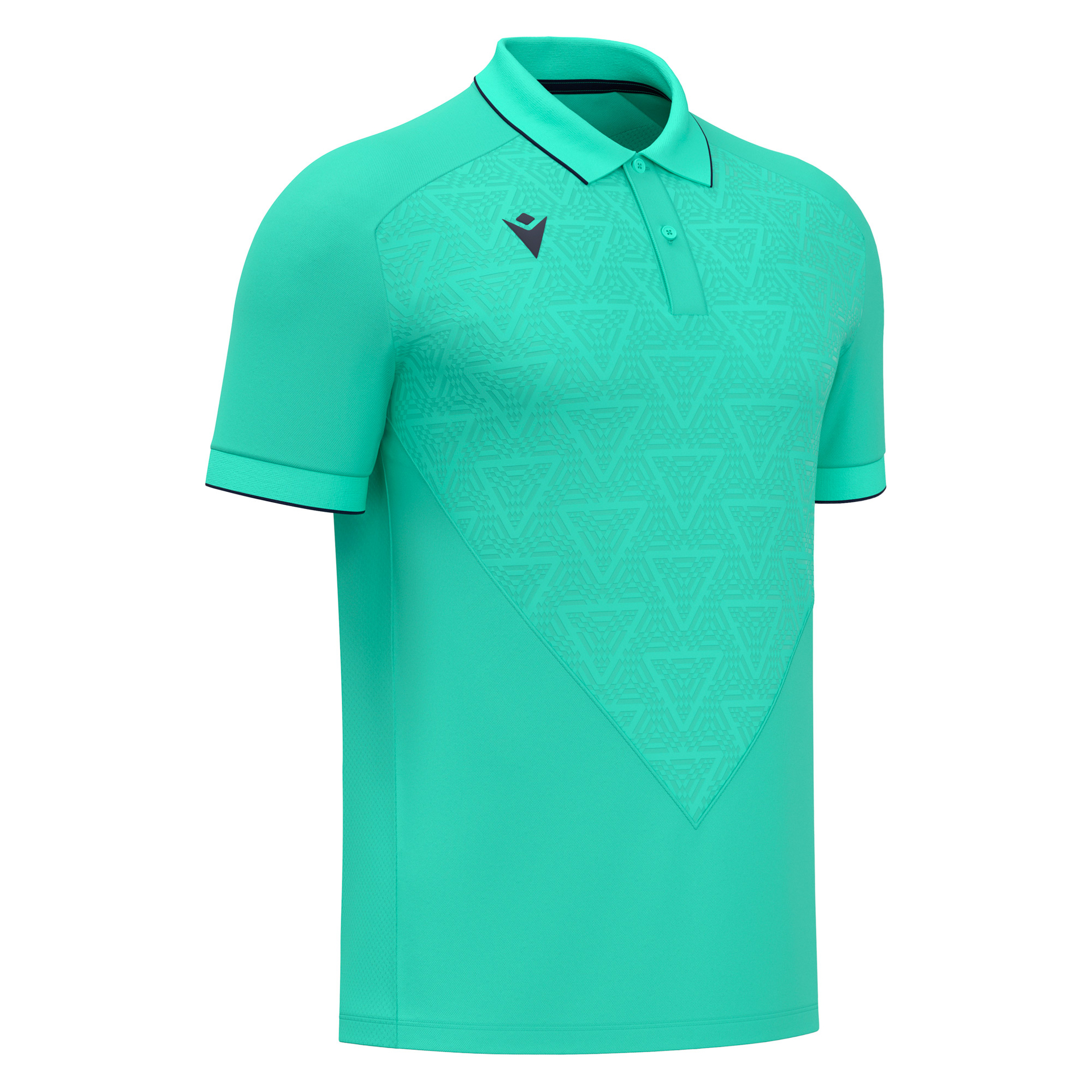 Macron Baldwin polo - turquoise, foto 4 van 5