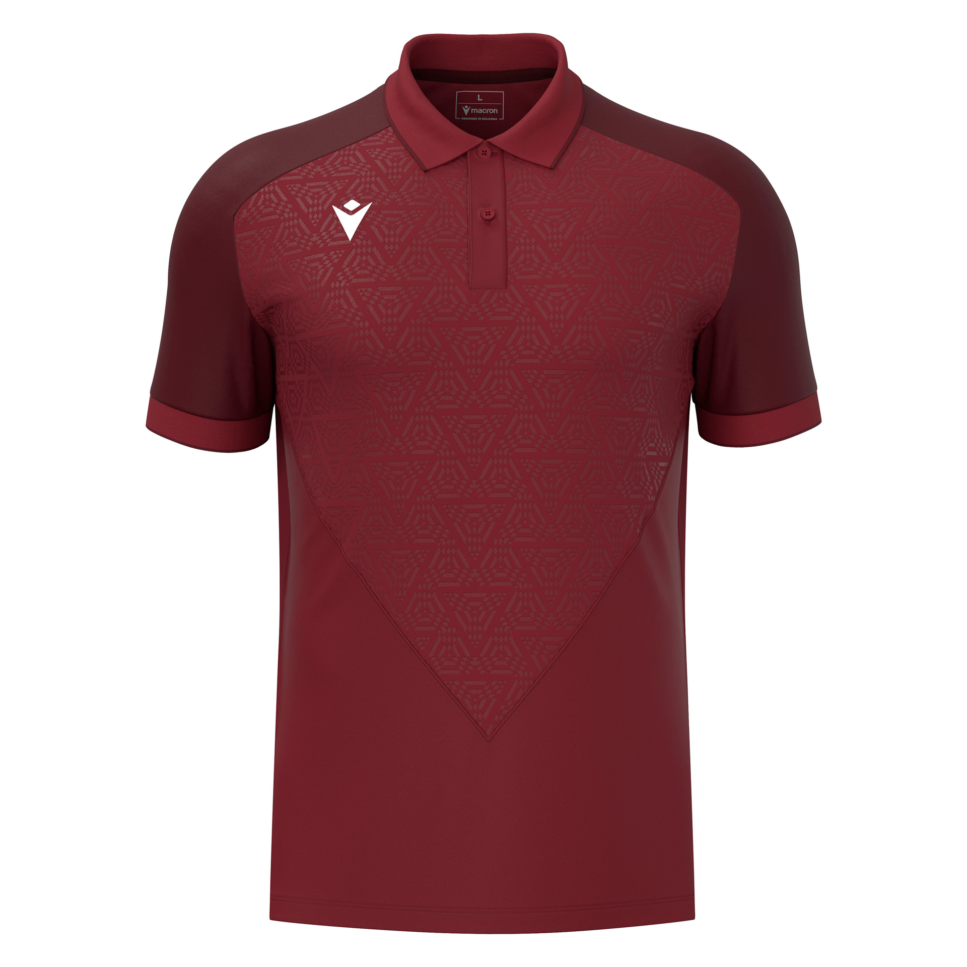 Macron Baldwin polo - bordeaux rood