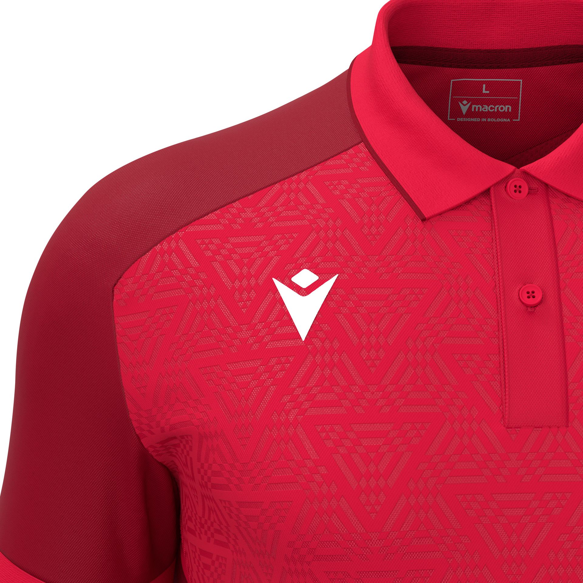 Macron Baldwin polo - rood, foto 3 van 5