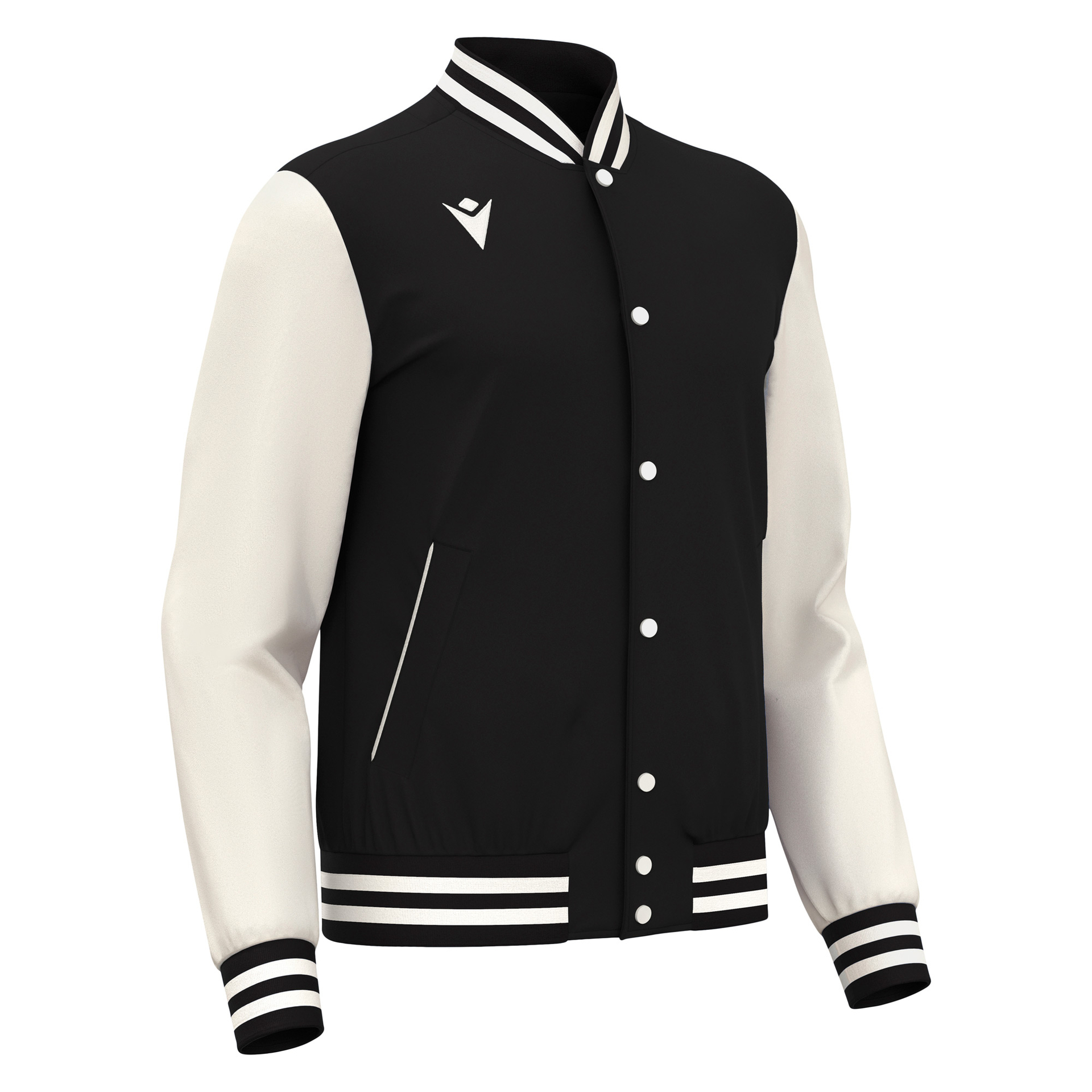 Macron Fiddle College Jacket - zwart/wit