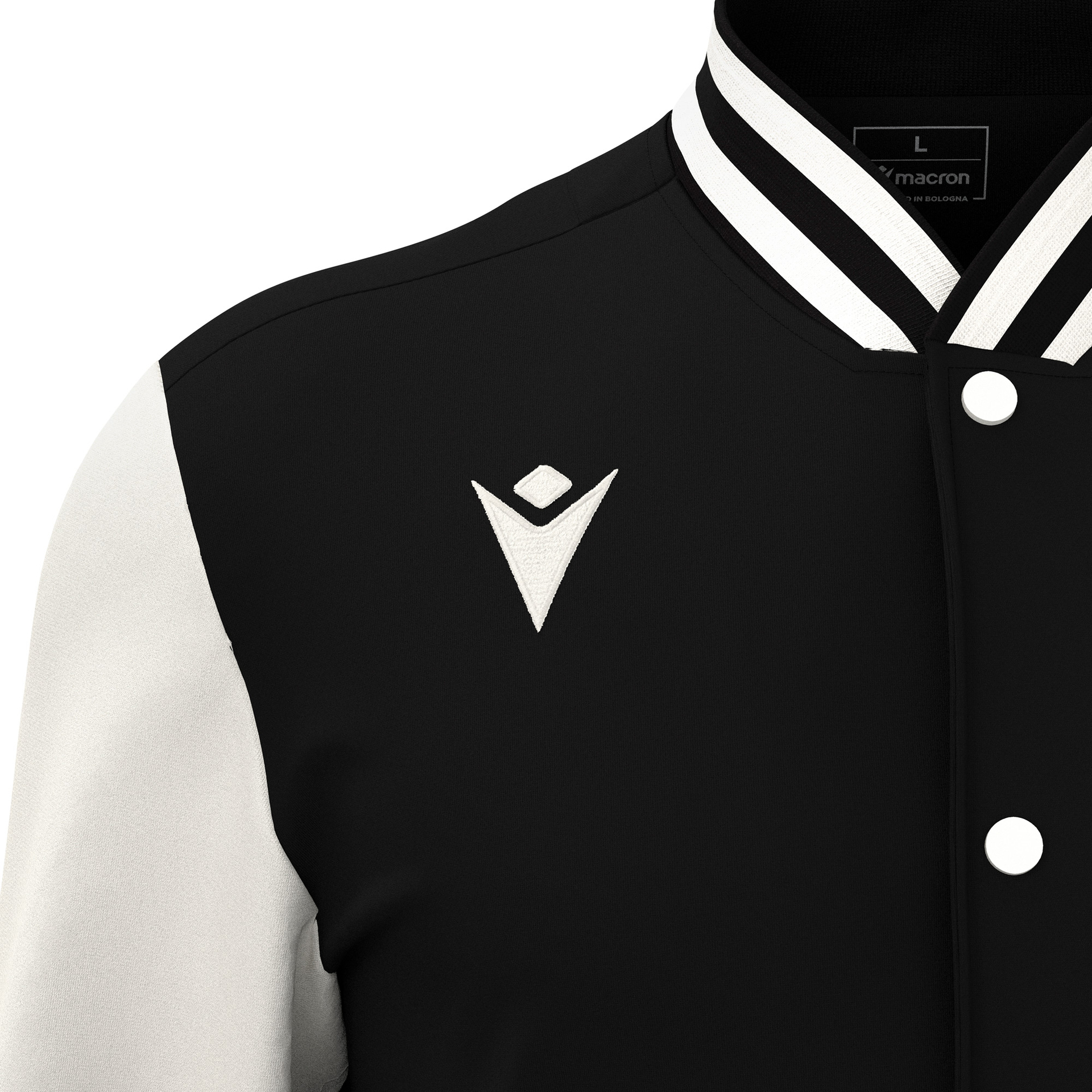 Macron Fiddle College Jacket - zwart/wit, foto 3 van 6