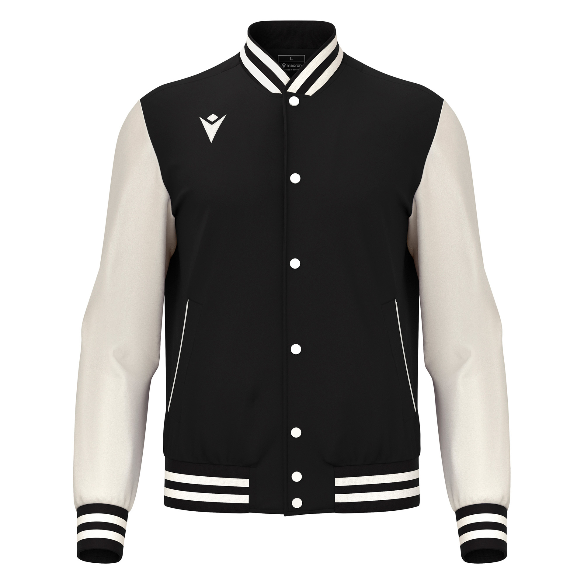 Macron Fiddle College Jacket - zwart/wit, foto 2 van 6