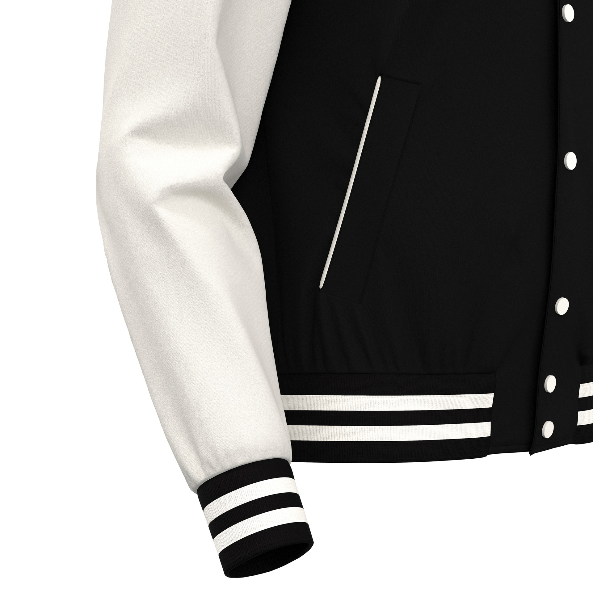 Macron Fiddle College Jacket - zwart/wit, foto 5 van 6