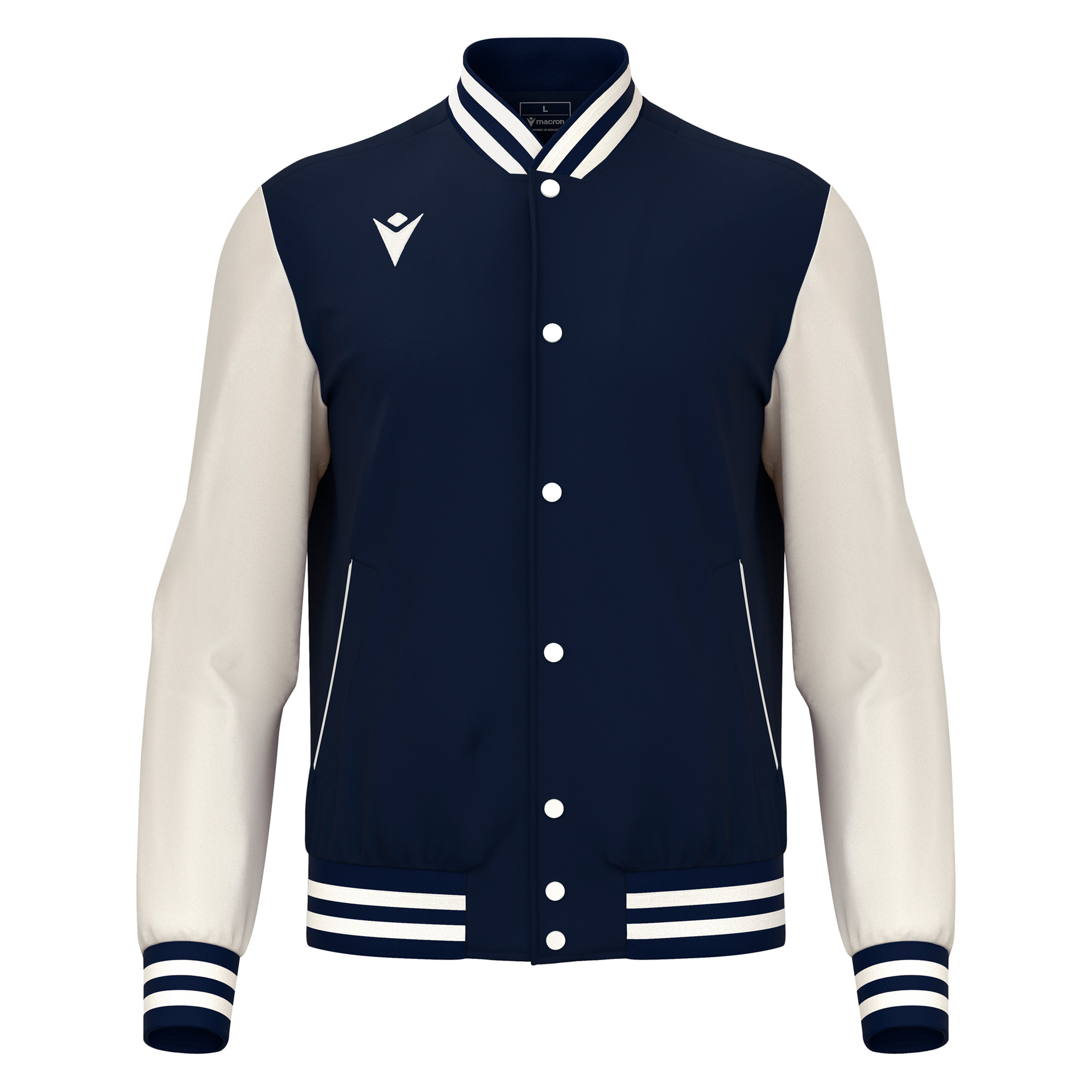 Macron Fiddle College Jacket - navy/wit, foto 2 van 6