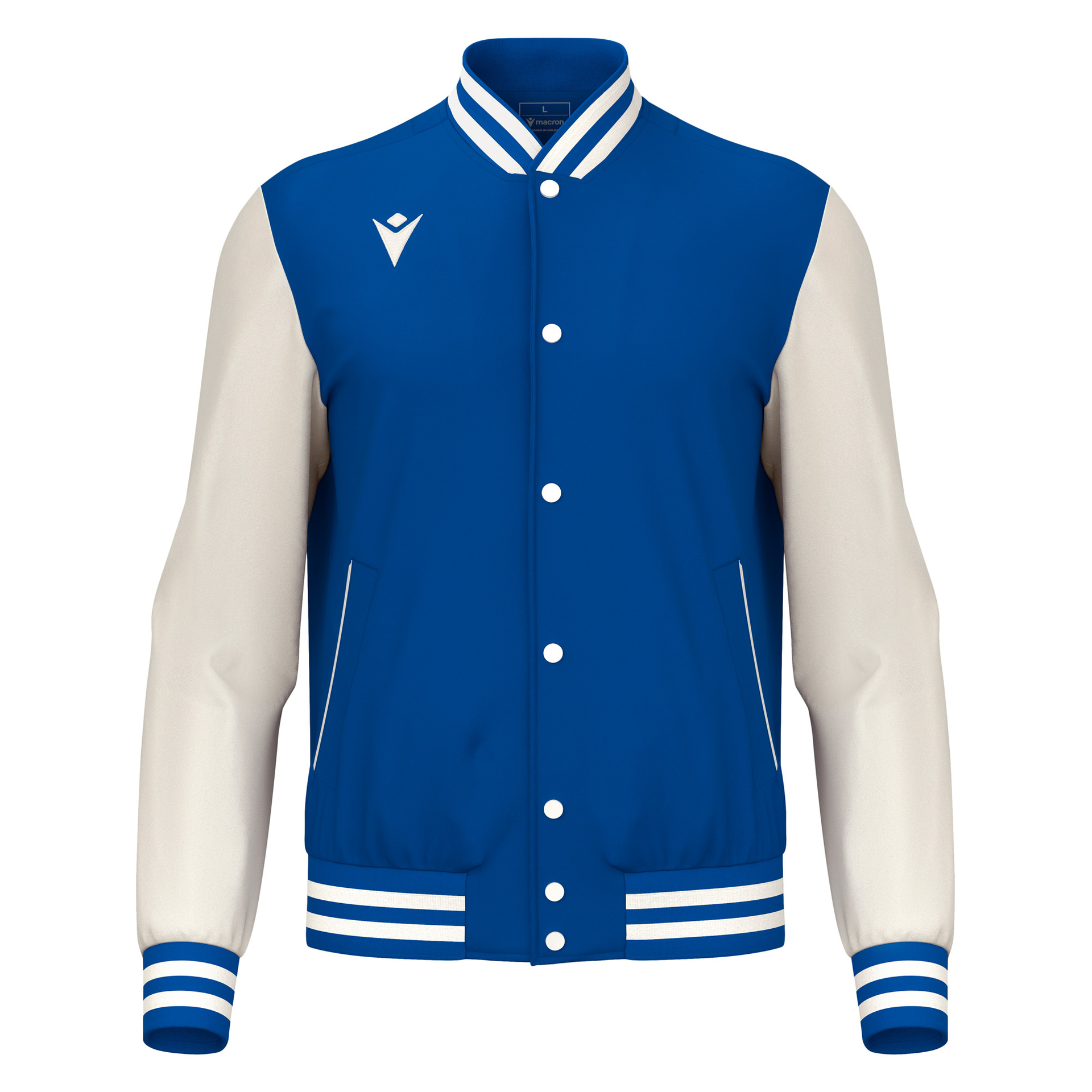 Macron Fiddle College Jacket - blauw/wit, foto 2 van 6