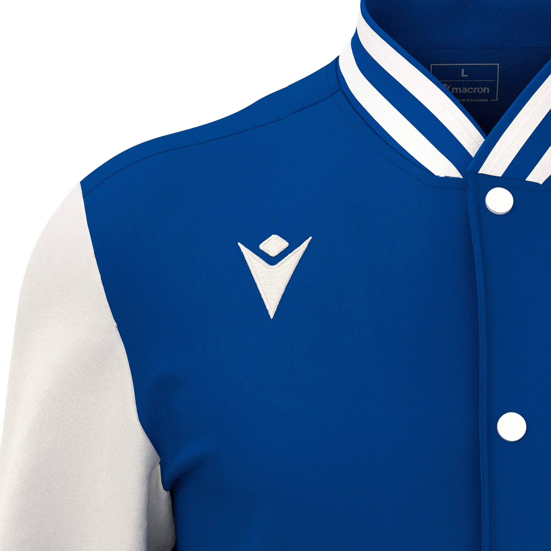 Macron Fiddle College Jacket - blauw/wit, foto 3 van 6