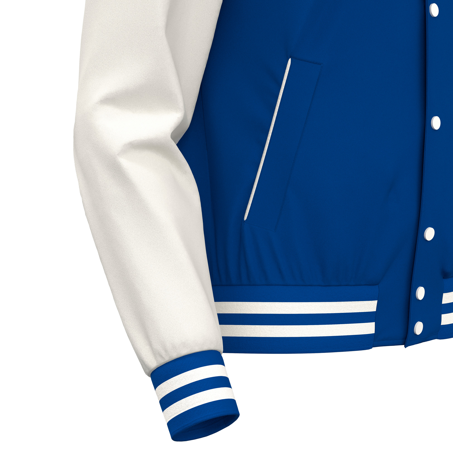 Macron Fiddle College Jacket - blauw/wit, foto 5 van 6