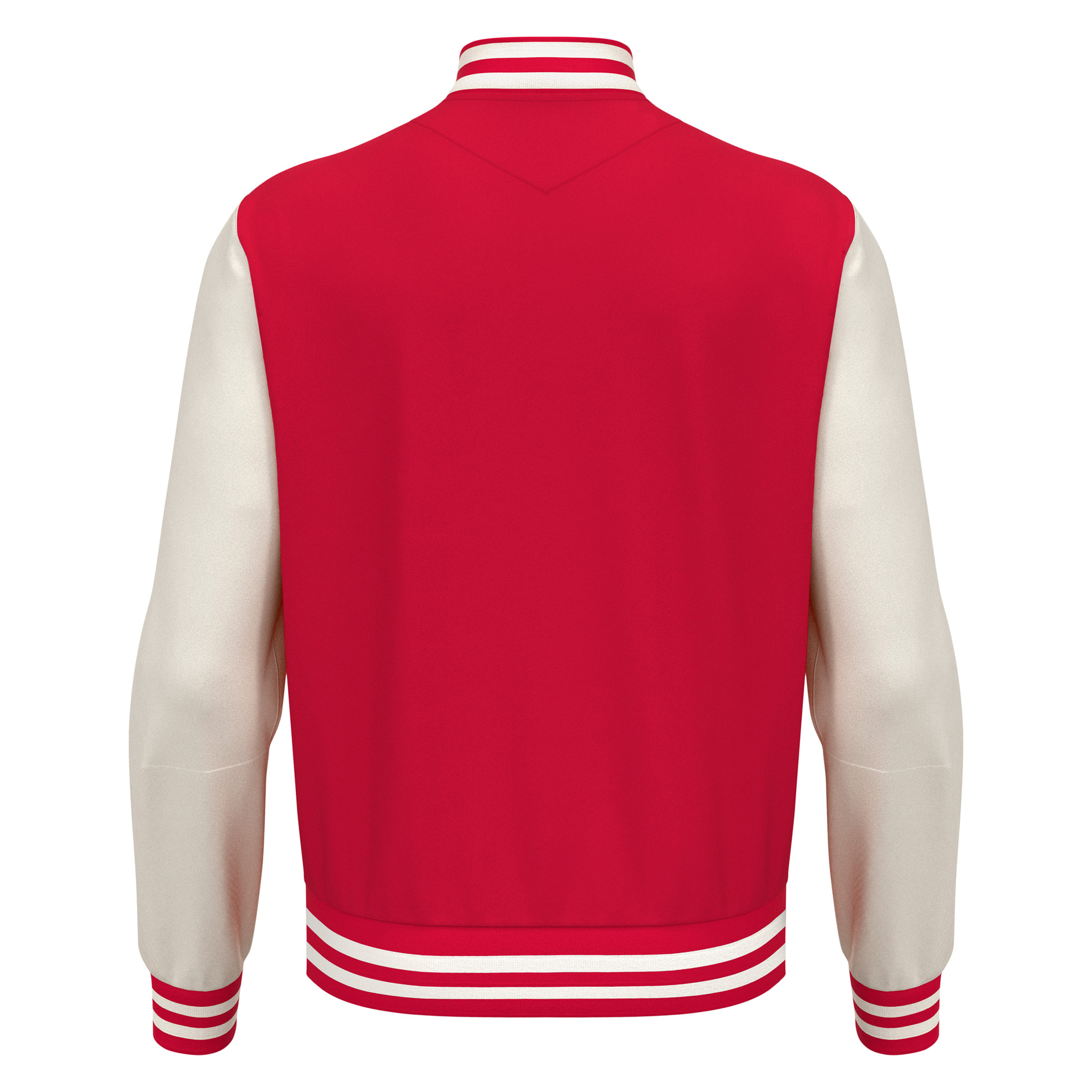 Macron Fiddle College Jacket - rood/wit, foto 5 van 6
