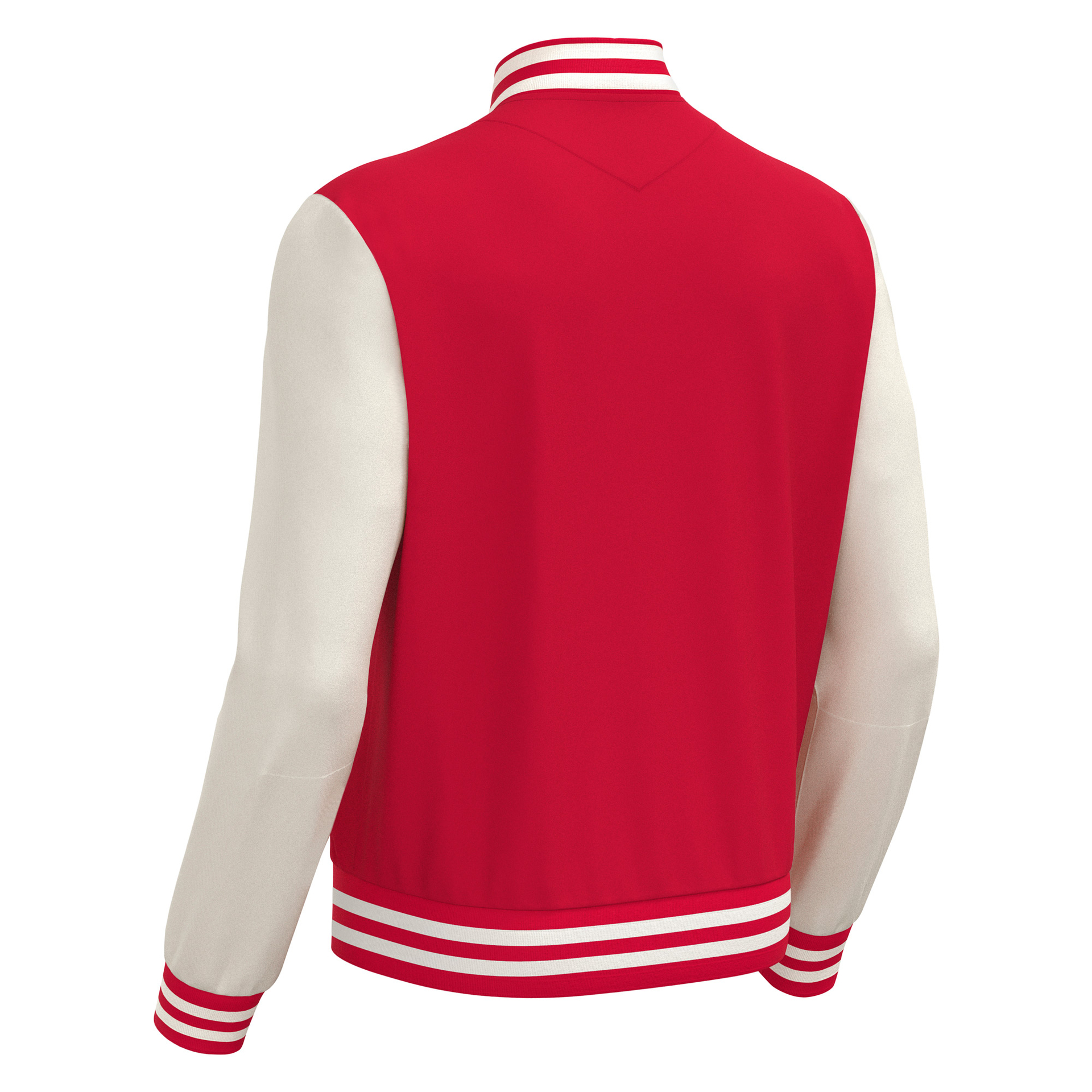 Macron Fiddle College Jacket - rood/wit, foto 6 van 6