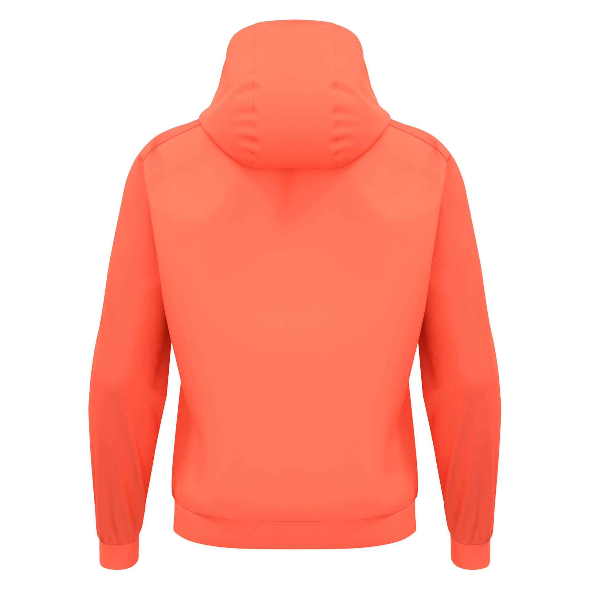 Macron Horn hoodie - neon coral, foto 5 van 5