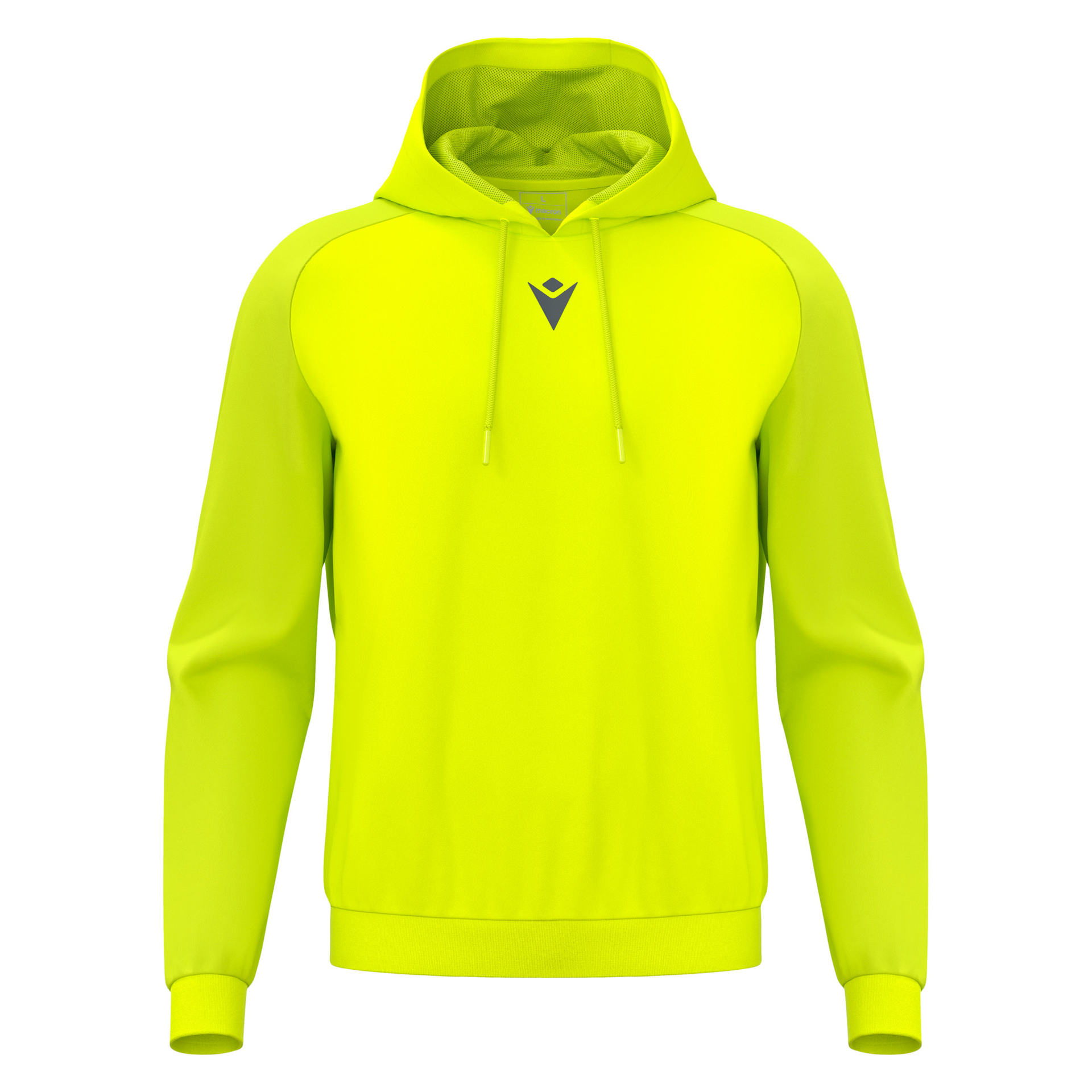Macron Horn hoodie - neon geel