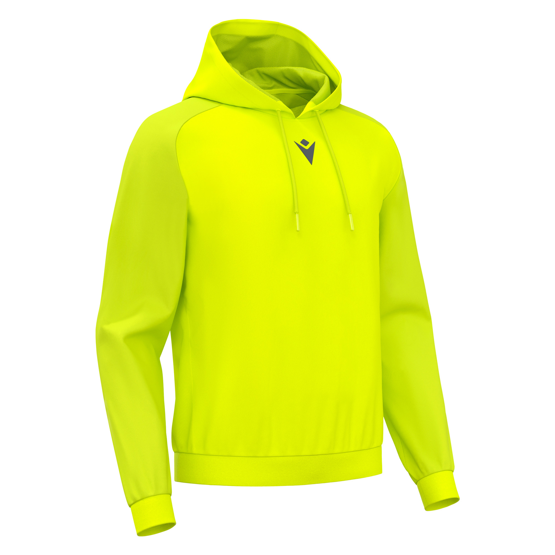 Macron Horn hoodie - neon geel, foto 4 van 5