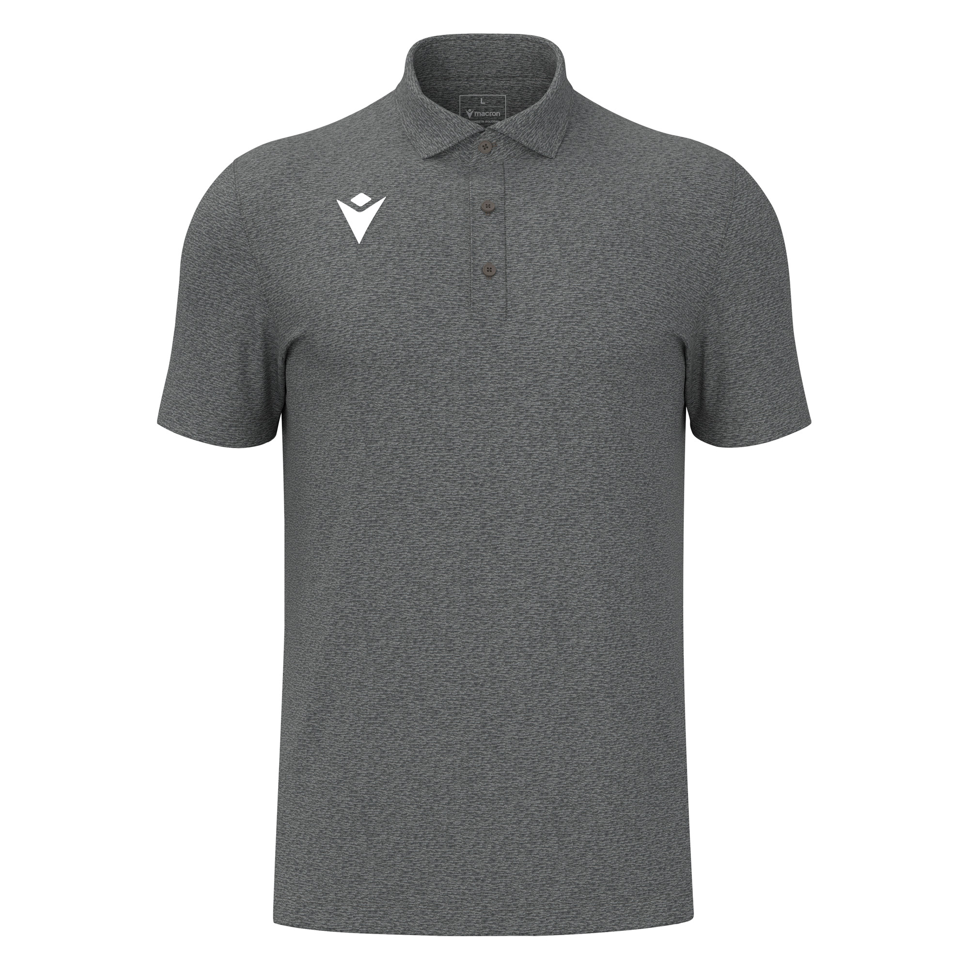 Macron Jazz polo - antraciet grijs