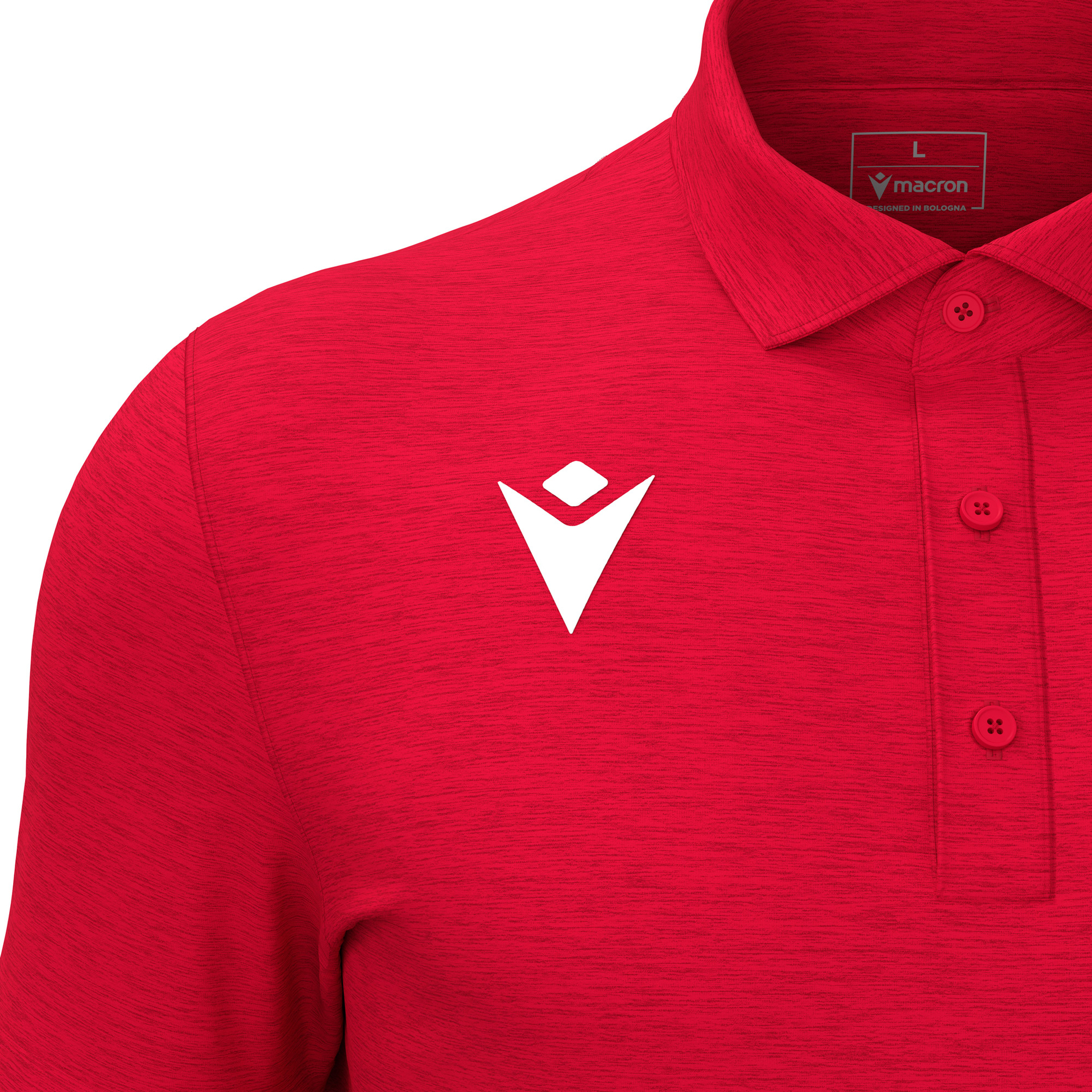 Macron Jazz polo - rood, foto 3 van 5