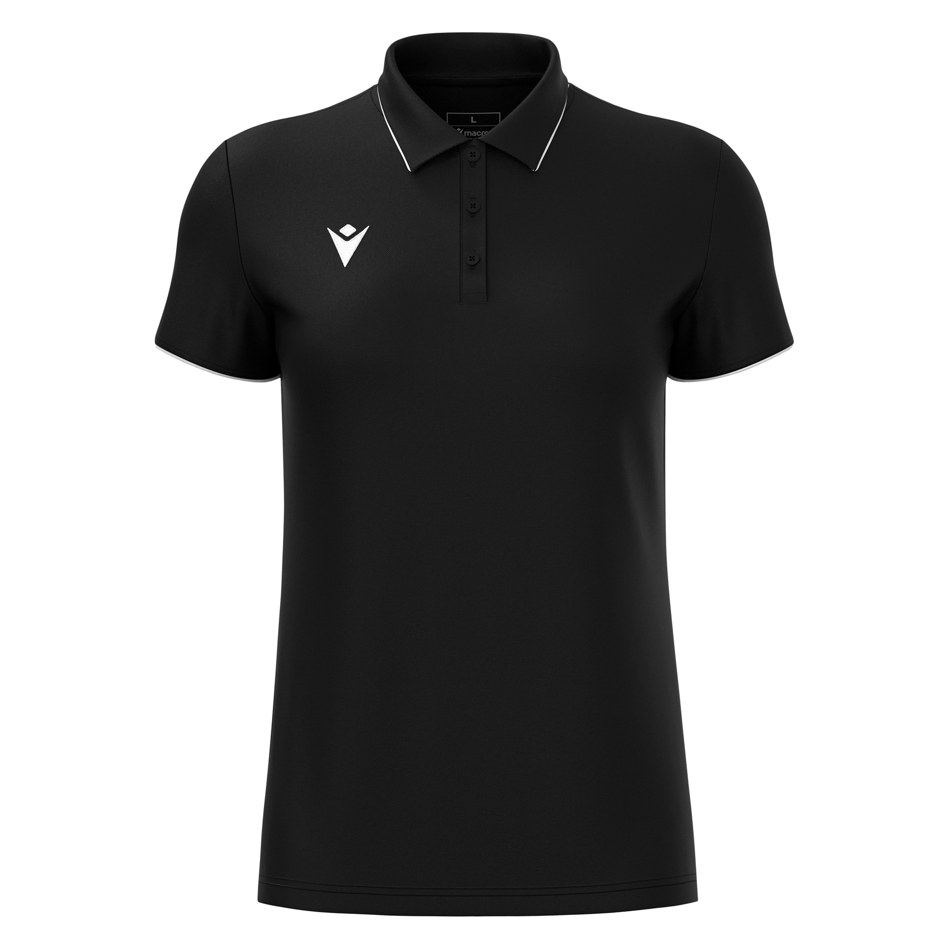Macron Melody polo dames - zwart, foto 2 van 5