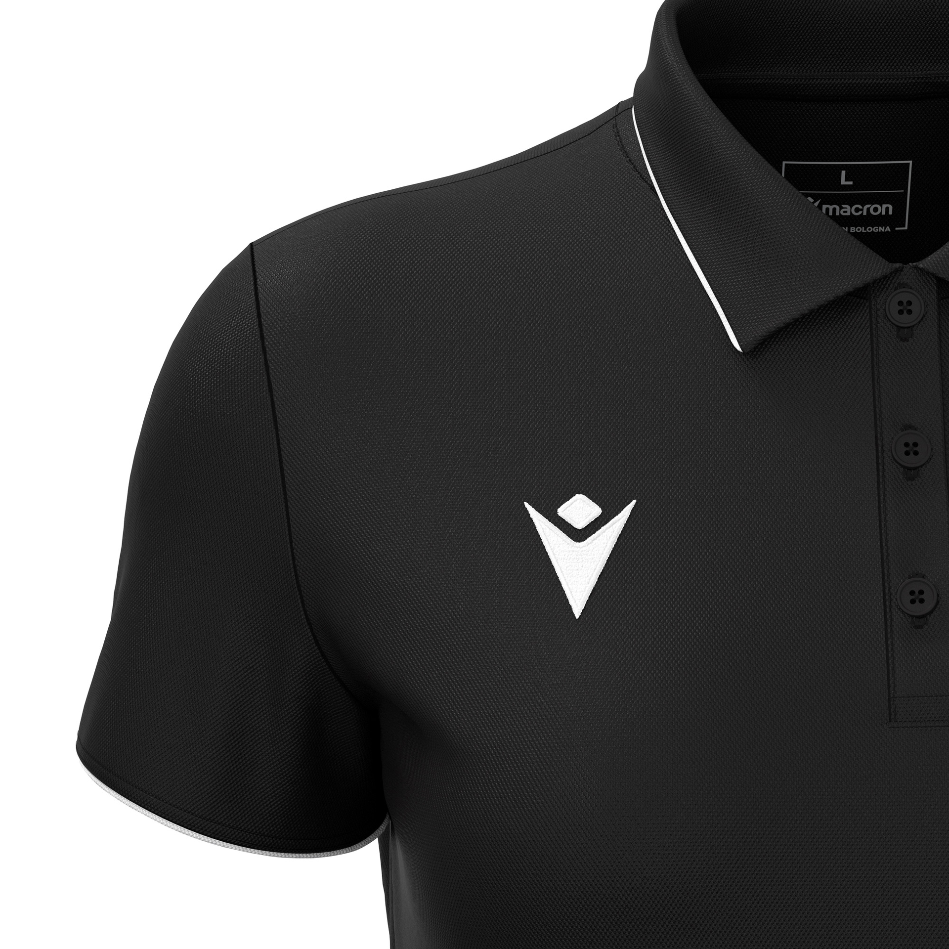 Macron Melody polo dames - zwart, foto 4 van 5