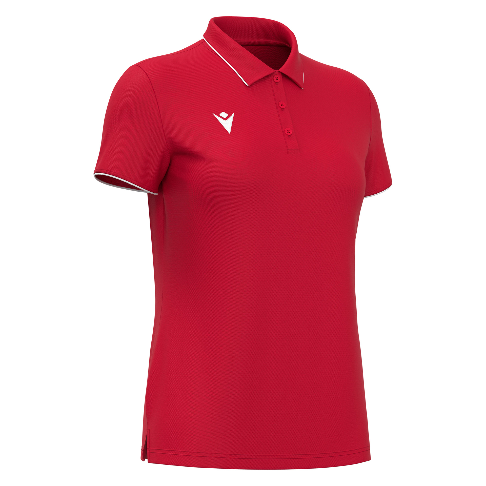Macron Melody polo dames - rood