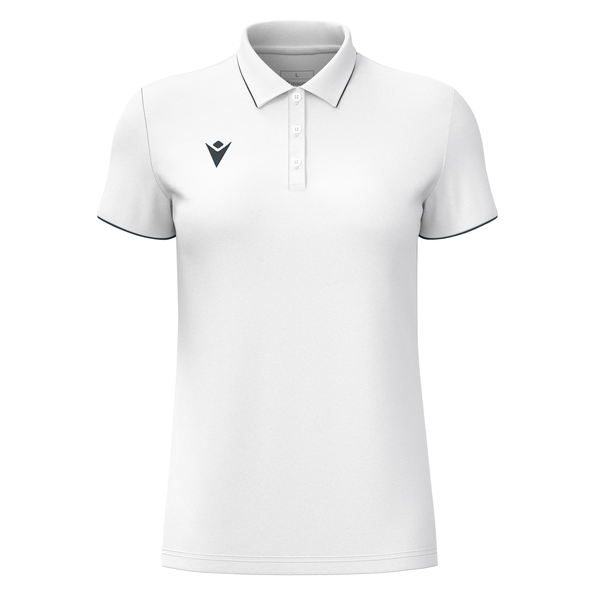 Macron Melody polo dames - wit, foto 2 van 5