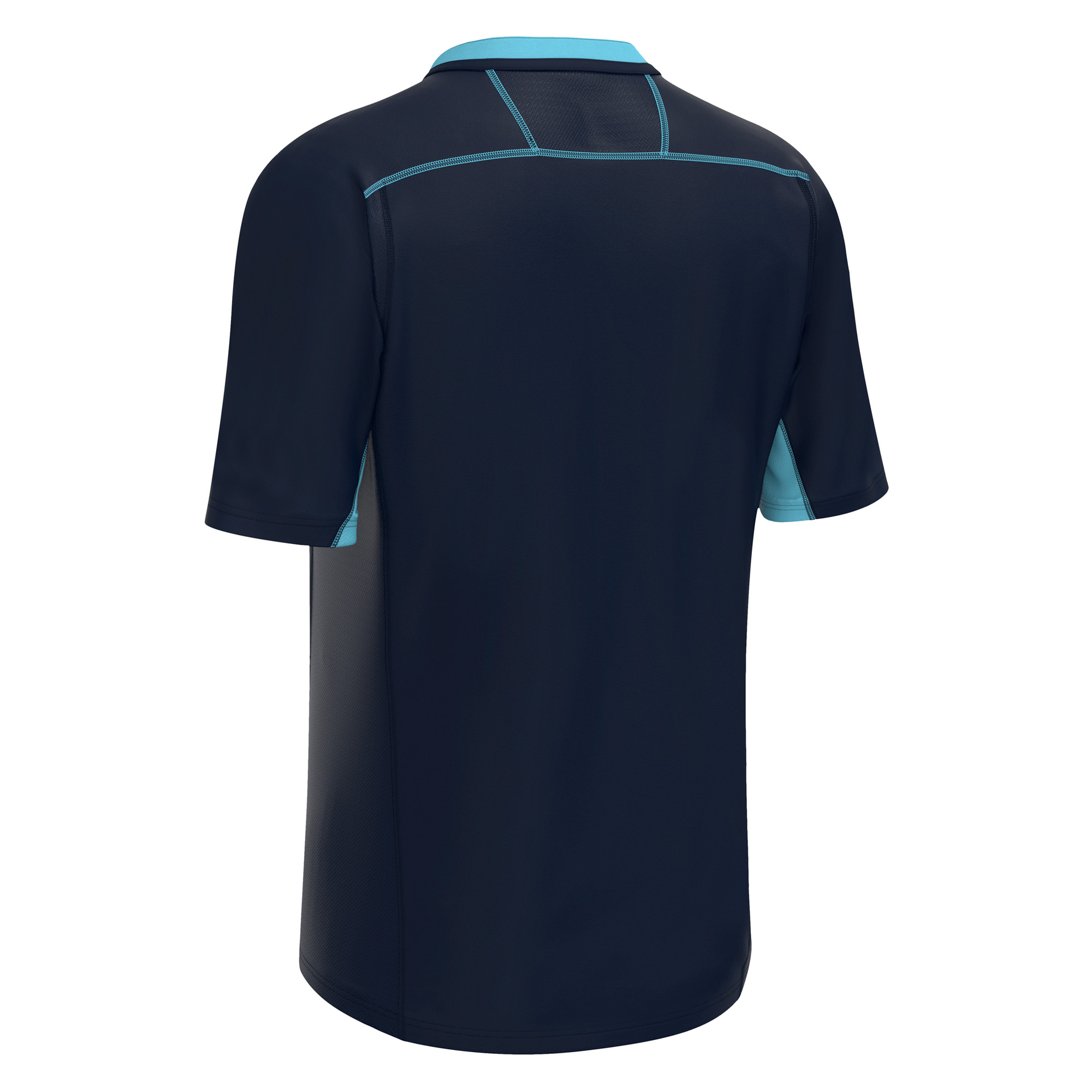 Macron Alabaster rugbyshirt - navy/celeste, foto 2 van 6