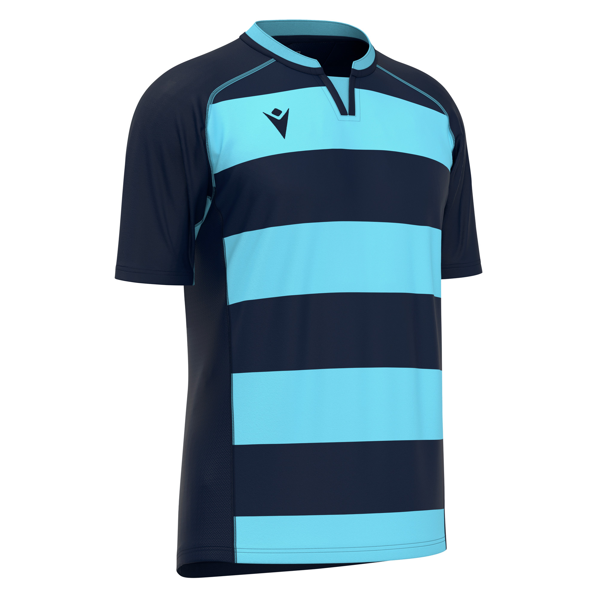 Macron Alabaster rugbyshirt - navy/celeste, foto 4 van 6