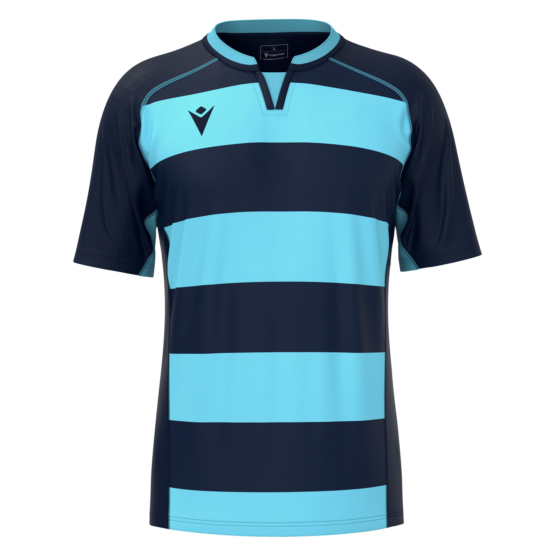 Macron Alabaster rugbyshirt - navy/celeste