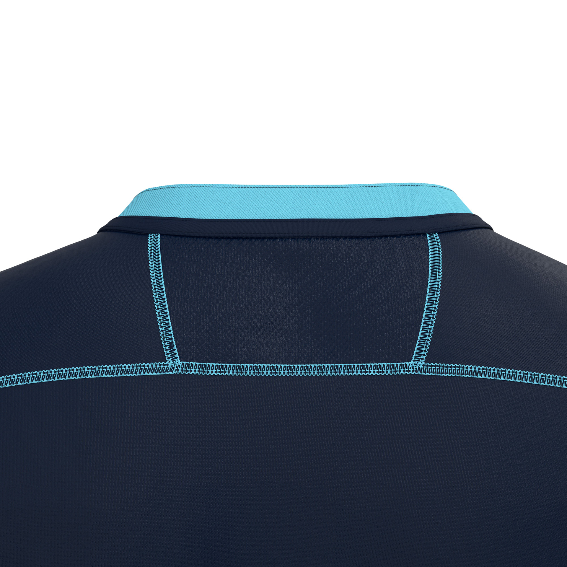 Macron Alabaster rugbyshirt - navy/celeste, foto 6 van 6