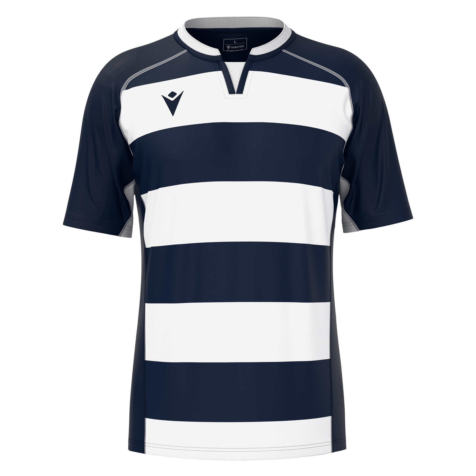 Macron Alabaster rugbyshirt - navy/wit