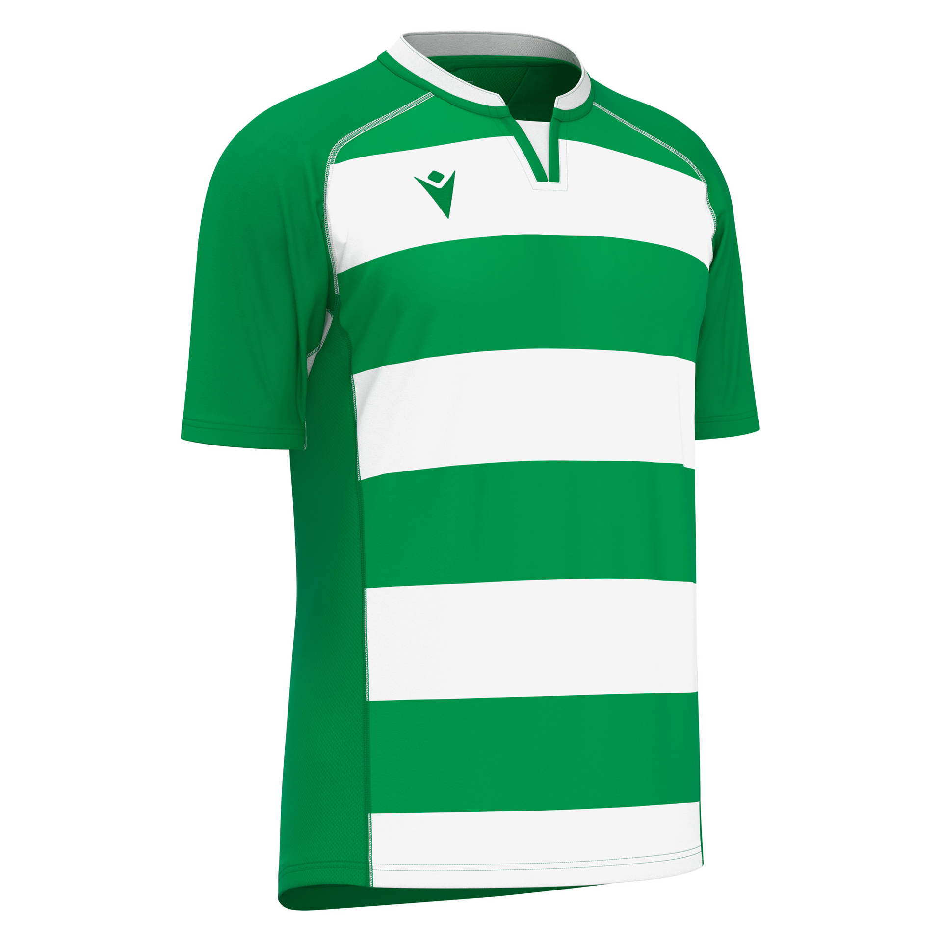 Macron Alabaster rugbyshirt - groen/wit, foto 5 van 6