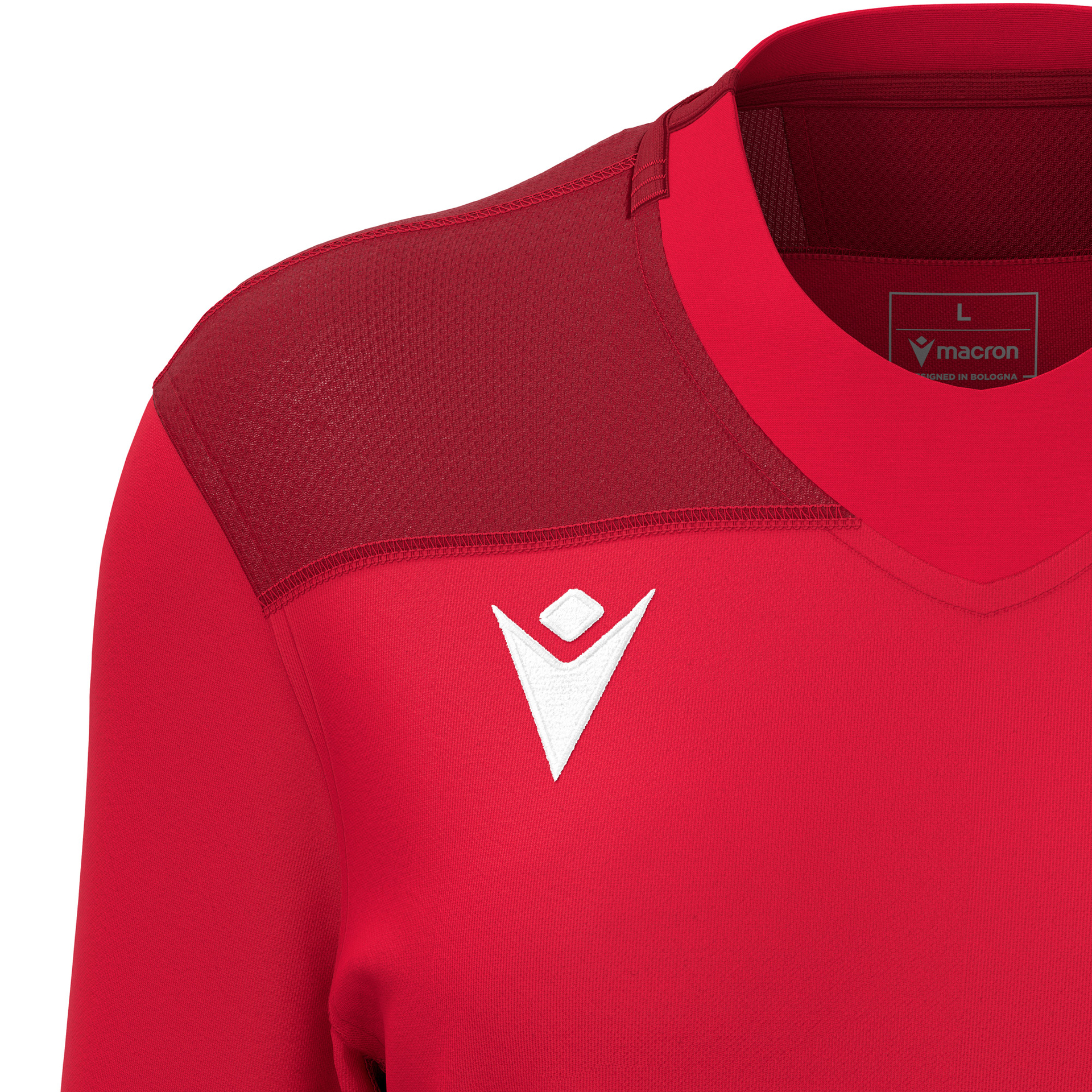 Macron Beryl rugbyshirt dames - rood, foto 3 van 6