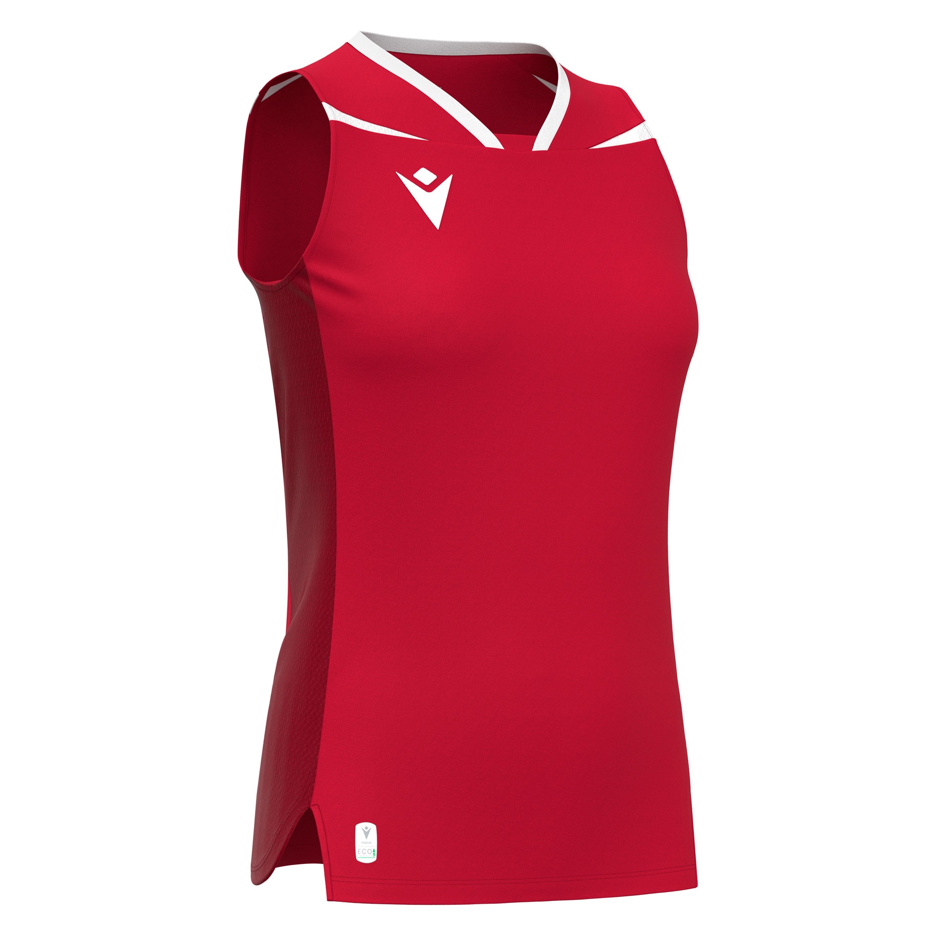 Macron Lily shirt dames - rood, foto 4 van 6