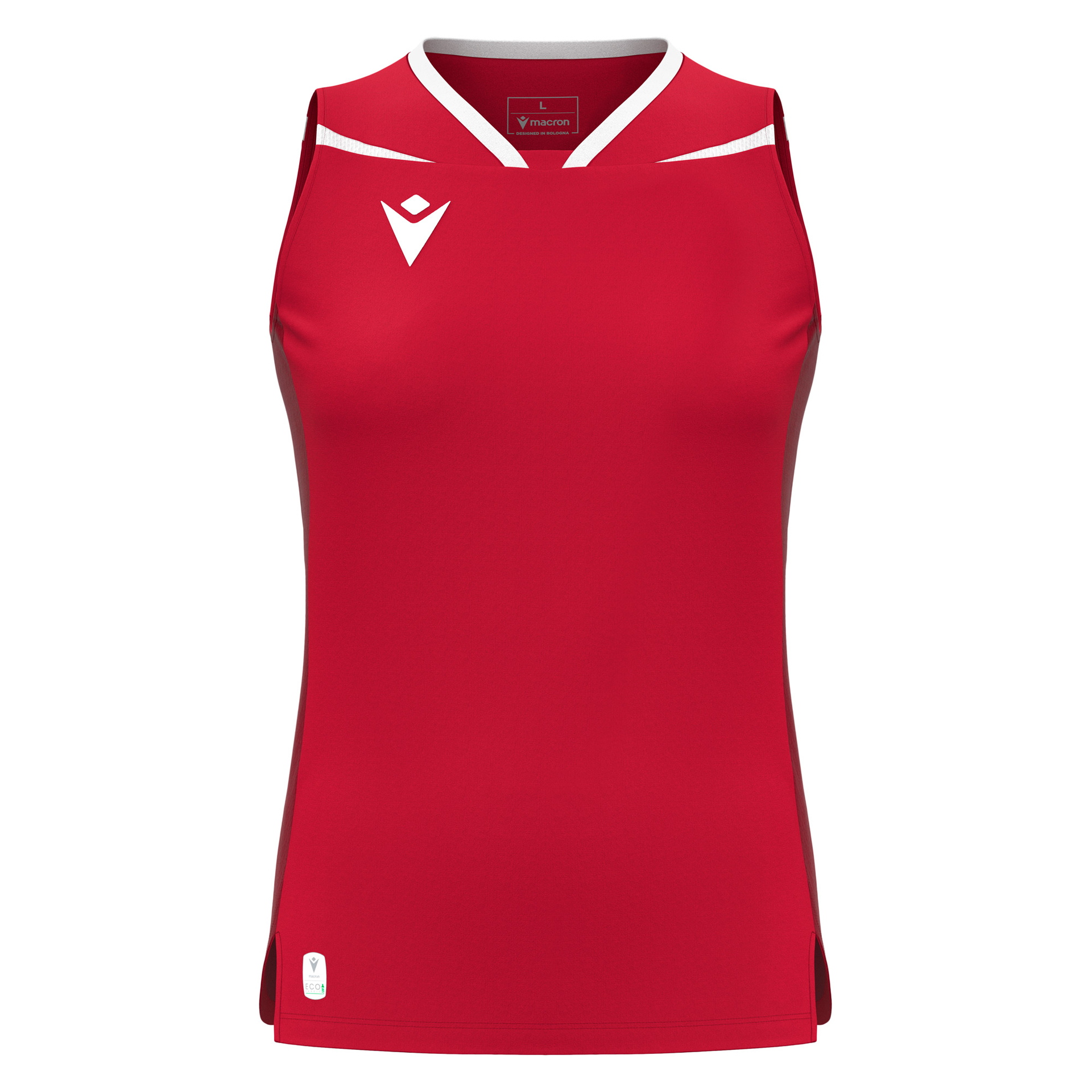 Macron Lily shirt dames - rood