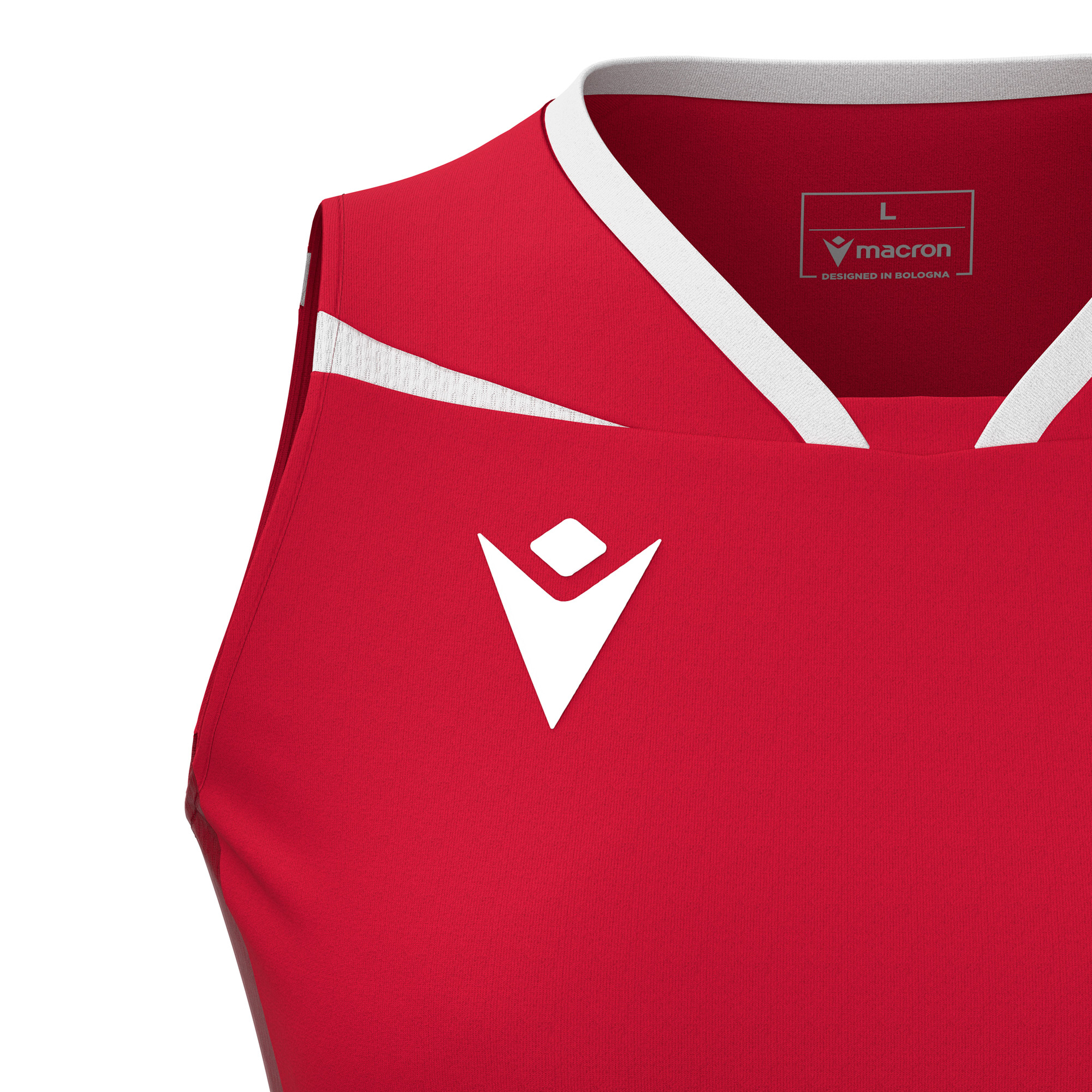 Macron Lily shirt dames - rood, foto 3 van 6