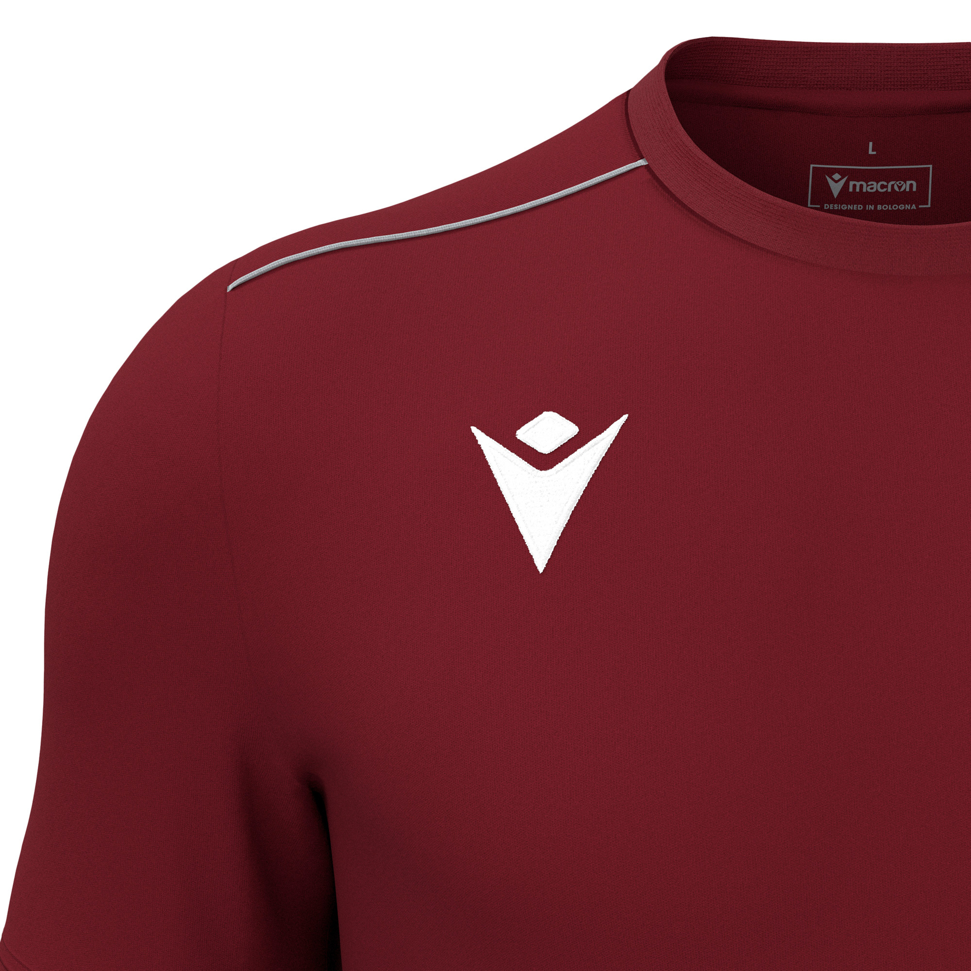 Macron Rigel shirt - bordeaux rood, foto 3 van 6