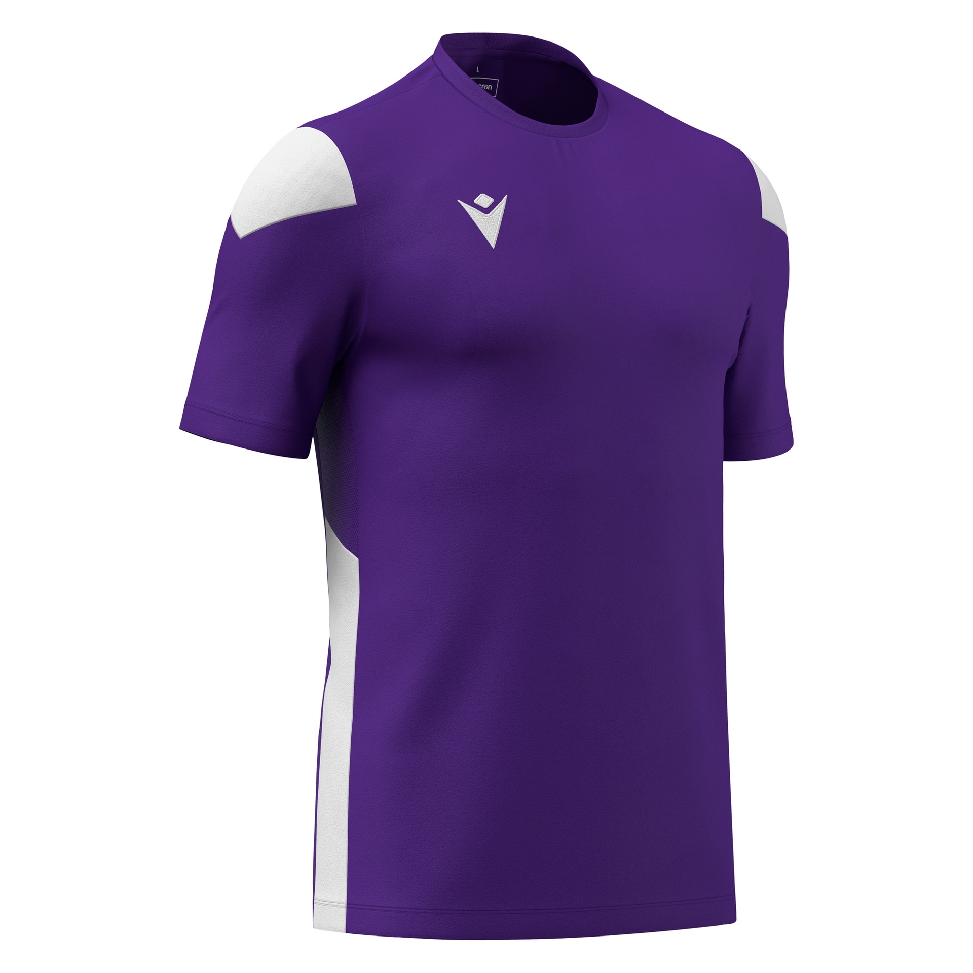 Macron Polis shirt - paars, foto 3 van 6