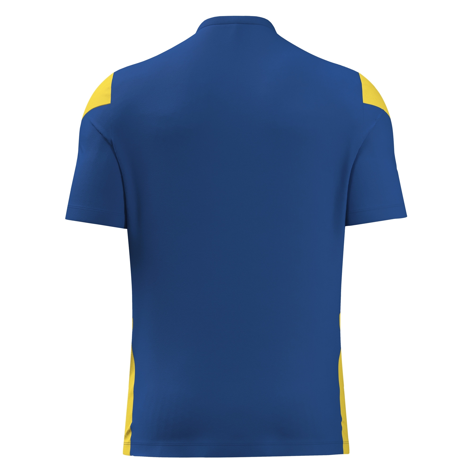 Macron Polis shirt - blauw/geel, foto 4 van 6