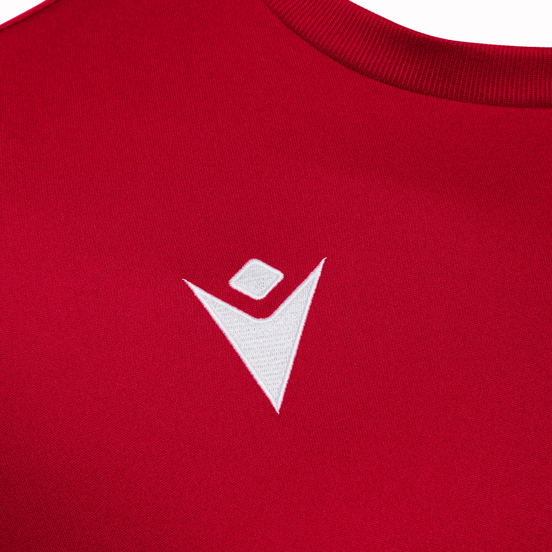 Macron Polis shirt - rood/zwart, foto 6 van 6