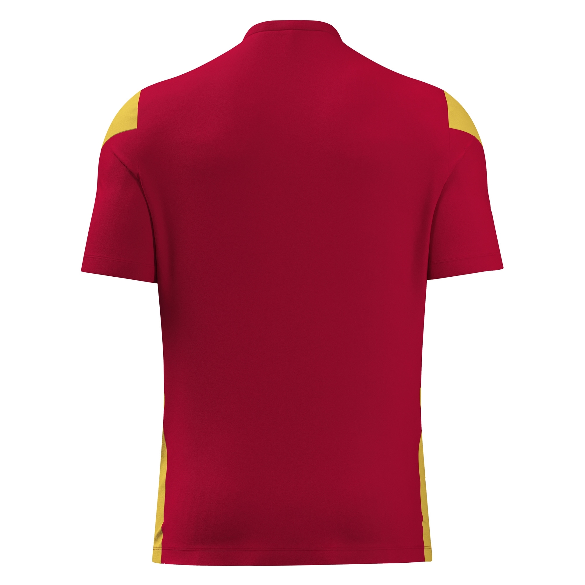 Macron Polis shirt - rood/geel, foto 2 van 6