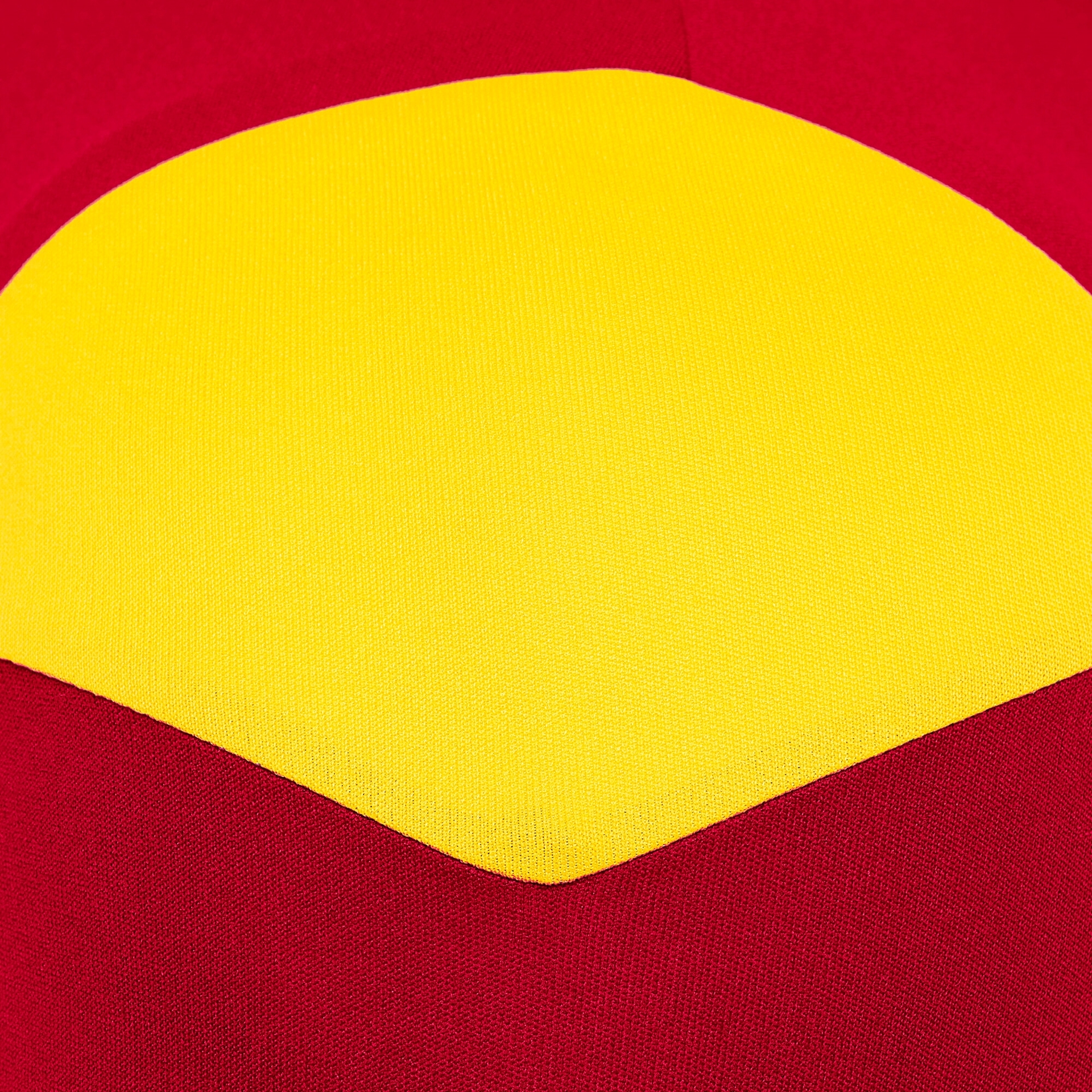Macron Polis shirt - rood/geel, foto 5 van 6