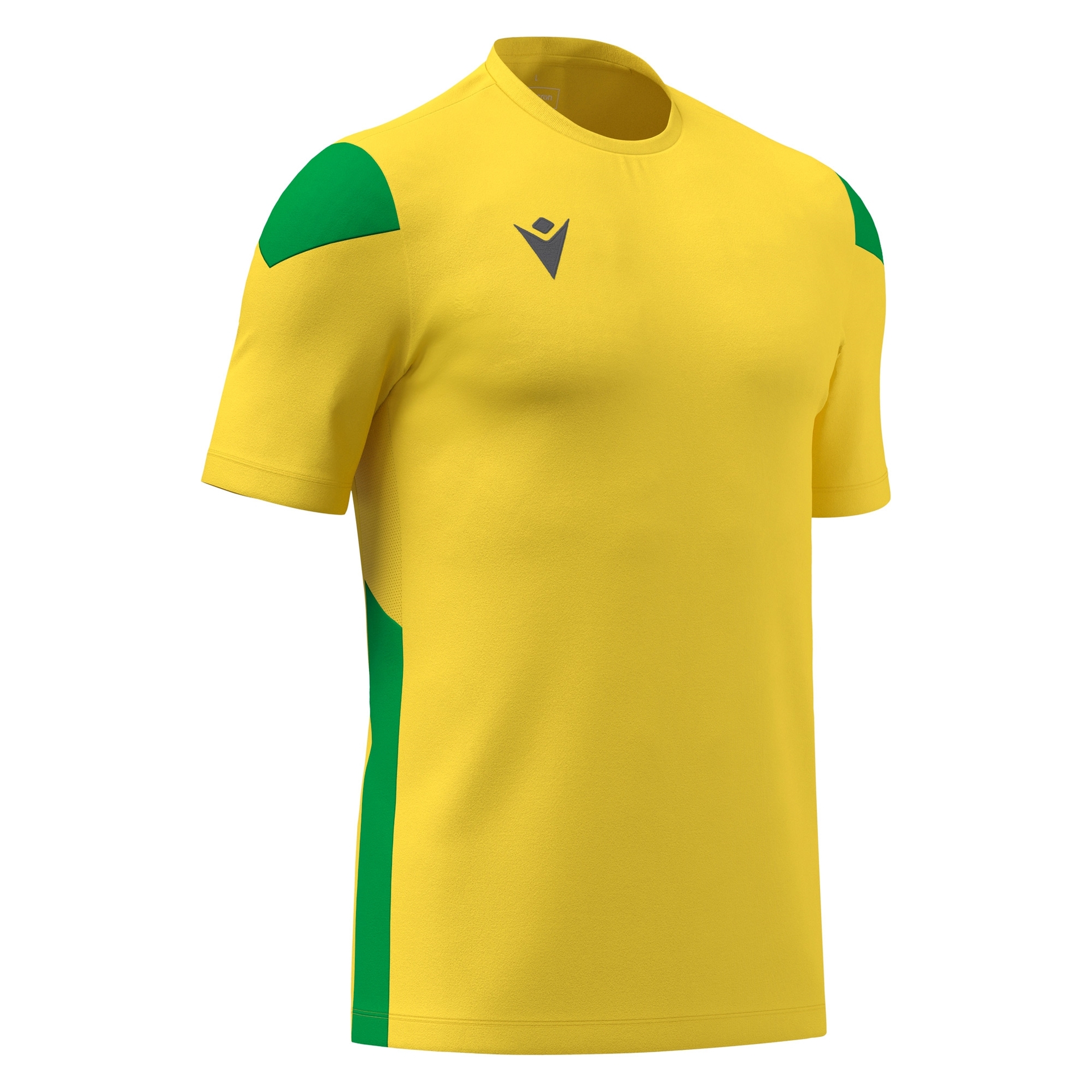 Macron Polis shirt - geel/groen, foto 3 van 6