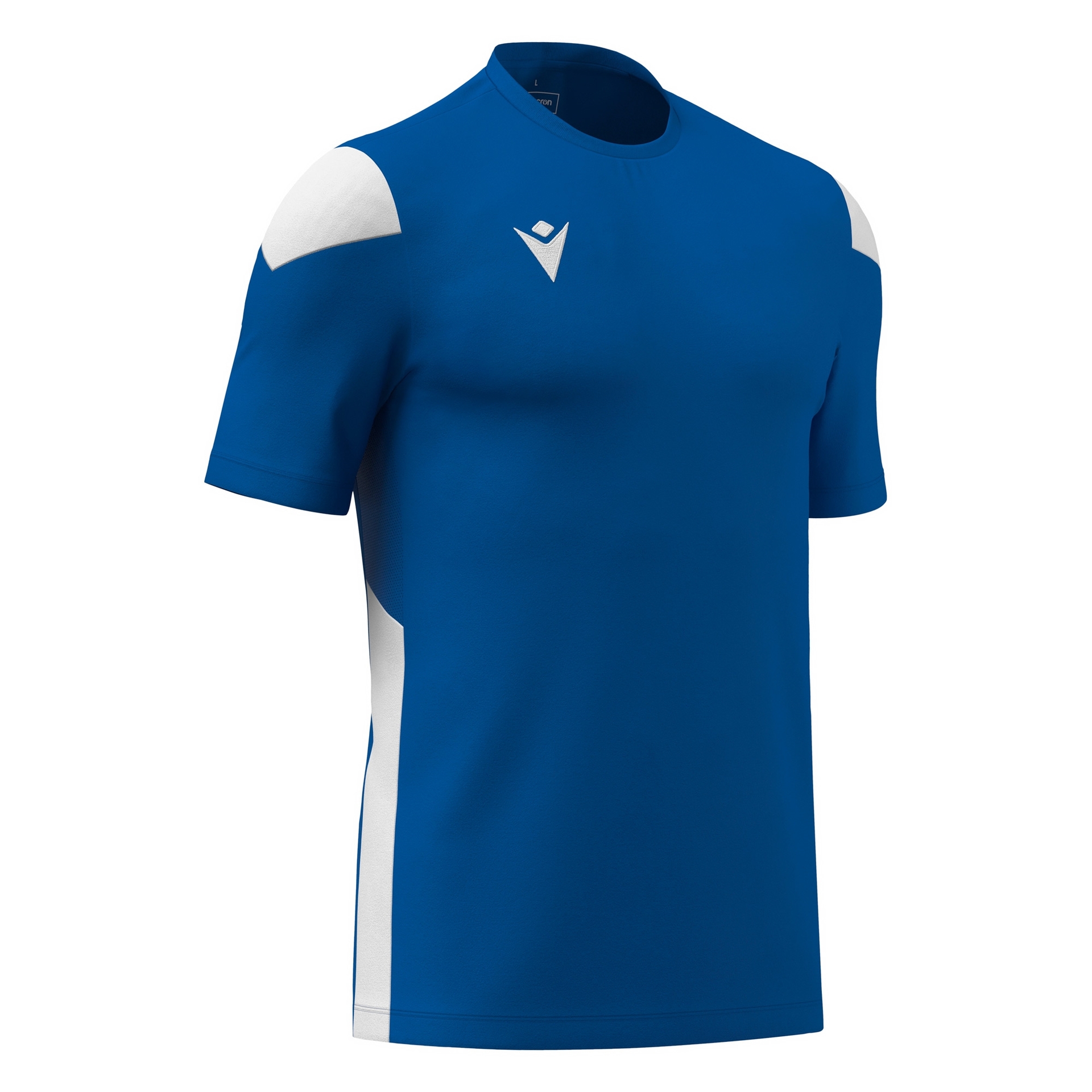 Macron Polis shirt - blauw/wit, foto 4 van 6