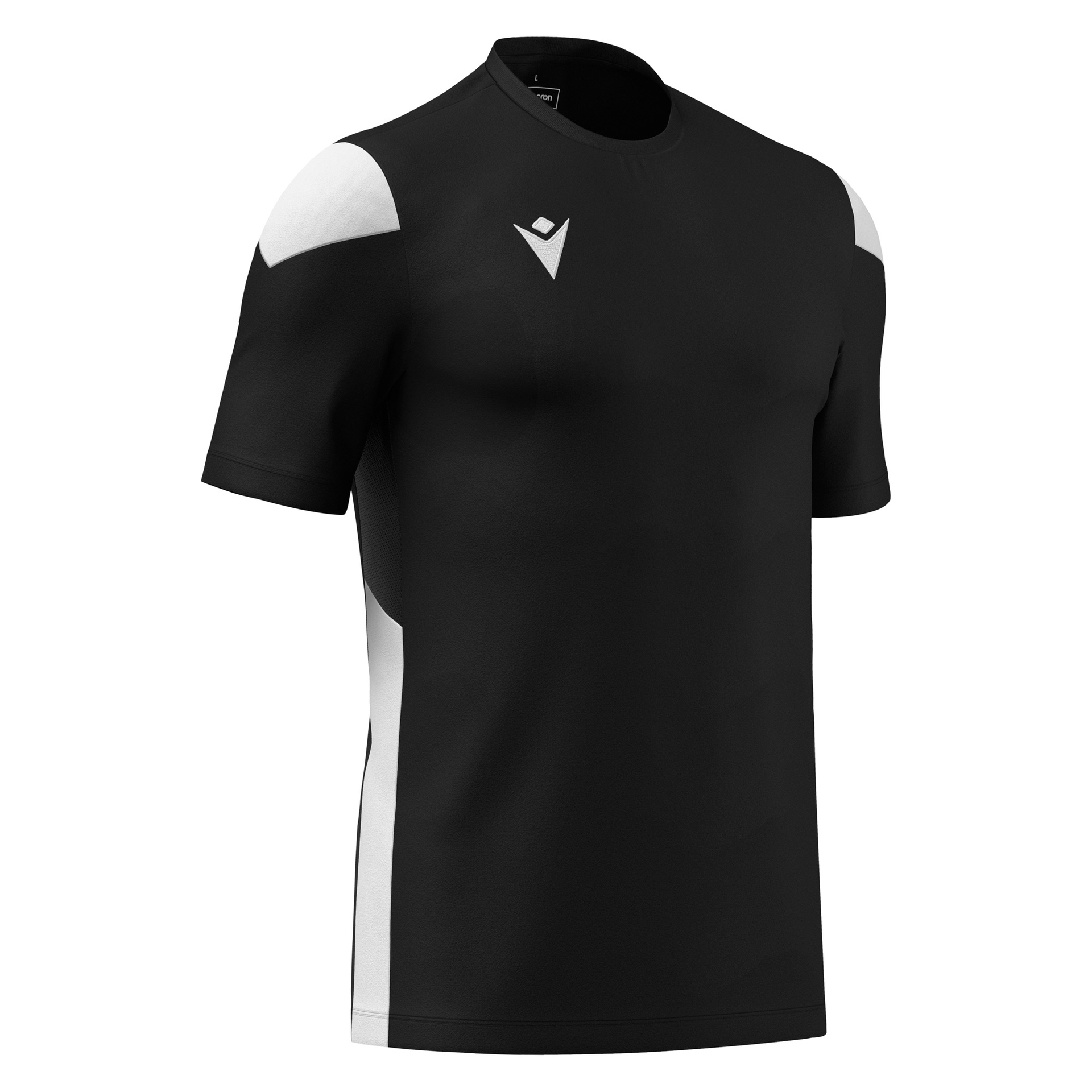 Macron Polis shirt - zwart/wit, foto 3 van 6